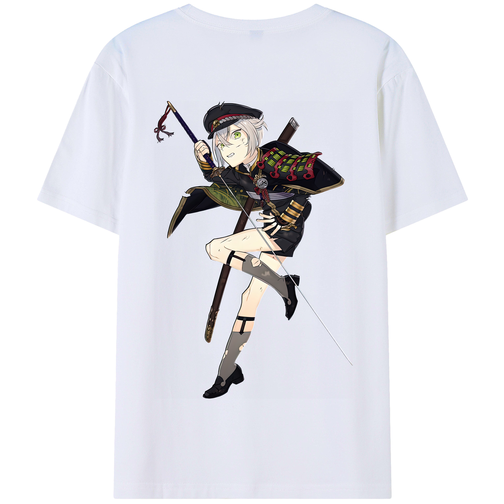 （画像用） 刀剣乱舞 Touken Ranbu 綿100％半袖Tシャツ（背面プリント）