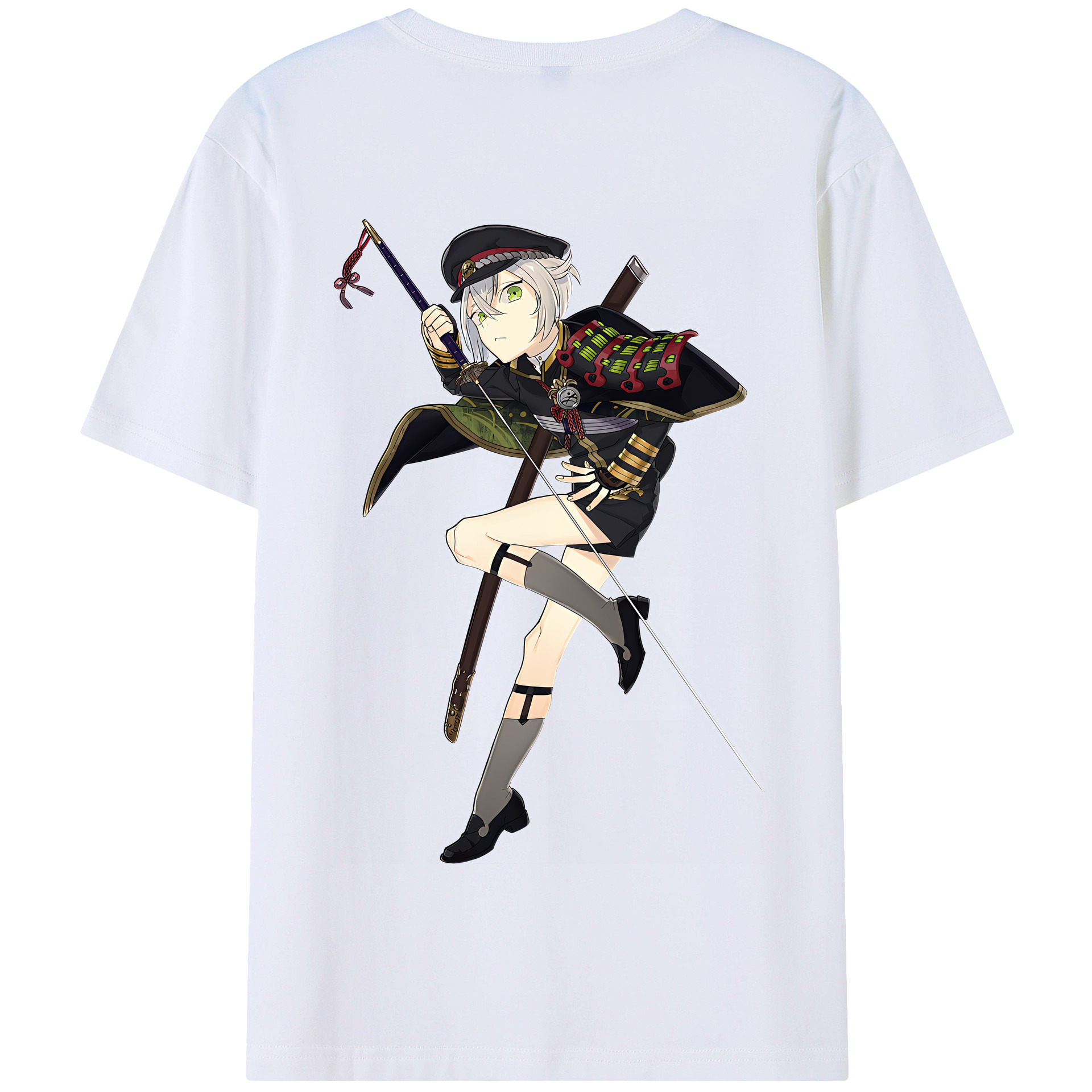 （画像用） 刀剣乱舞 Touken Ranbu 綿100％半袖Tシャツ（背面プリント）