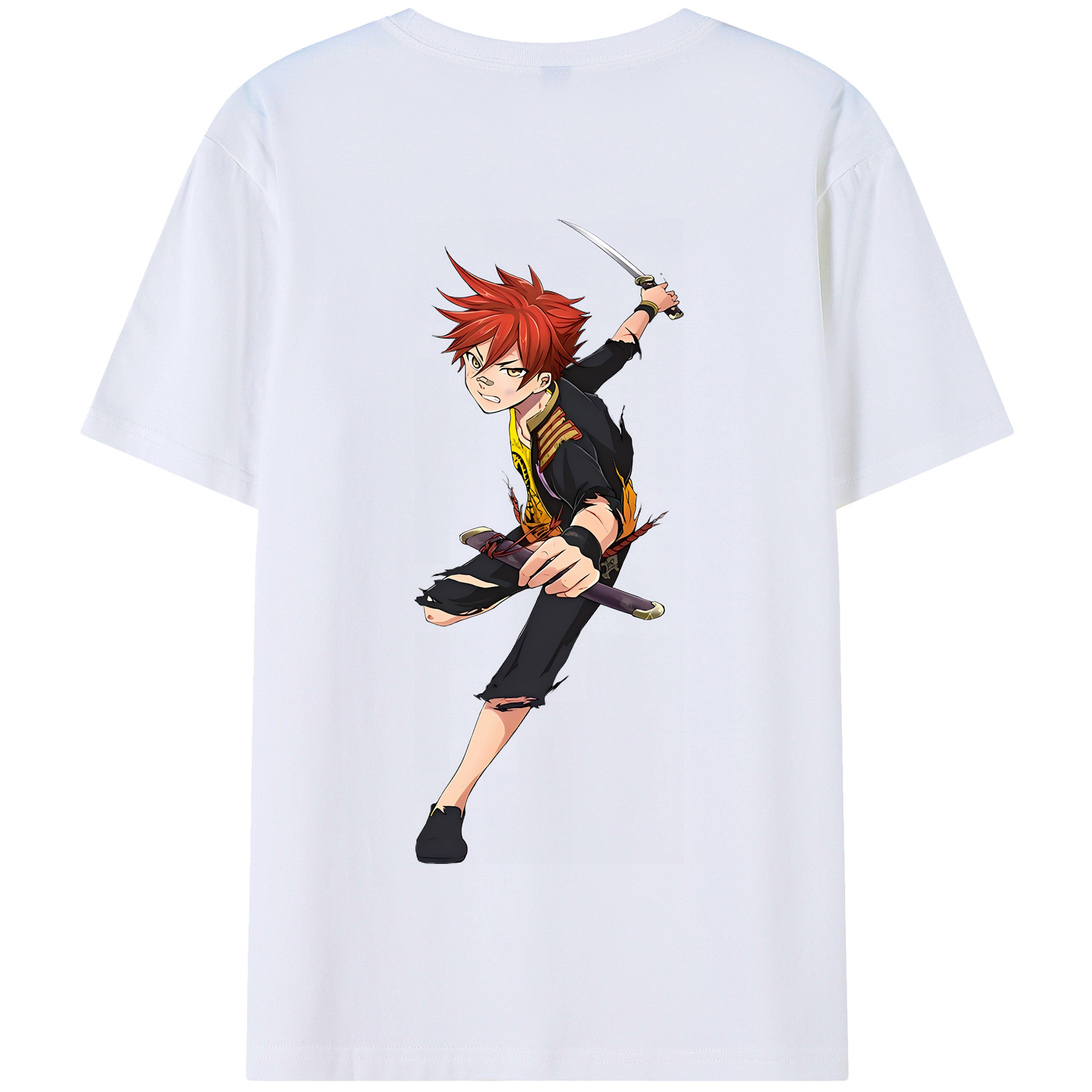 （画像用） 刀剣乱舞 Touken Ranbu 綿100％半袖Tシャツ（背面プリント）