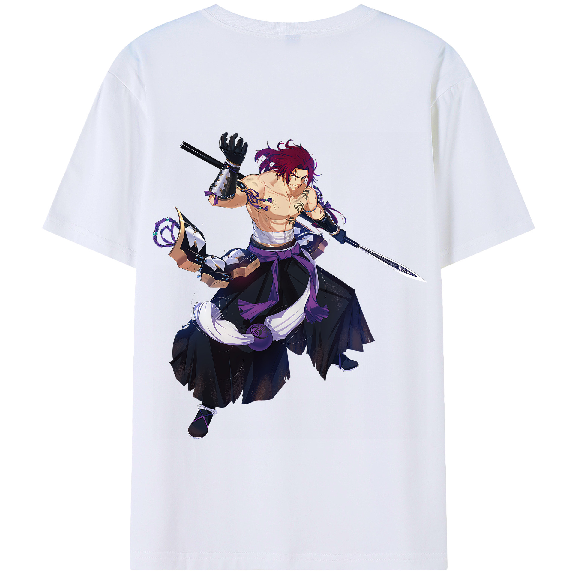 （画像用） 刀剣乱舞 Touken Ranbu 綿100％半袖Tシャツ（背面プリント）