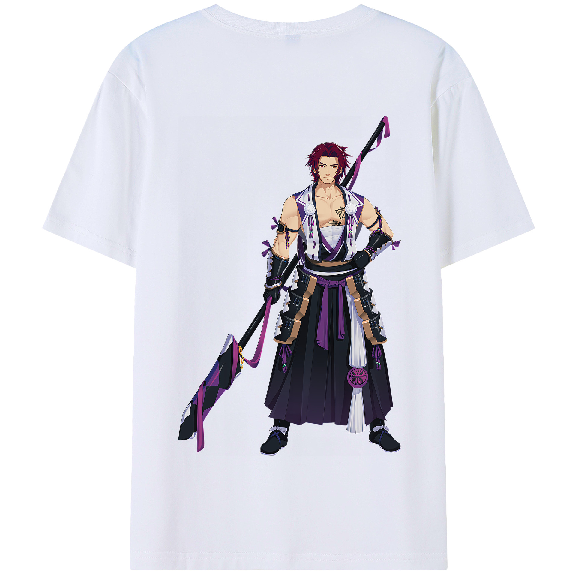 （画像用） 刀剣乱舞 Touken Ranbu 綿100％半袖Tシャツ（背面プリント）