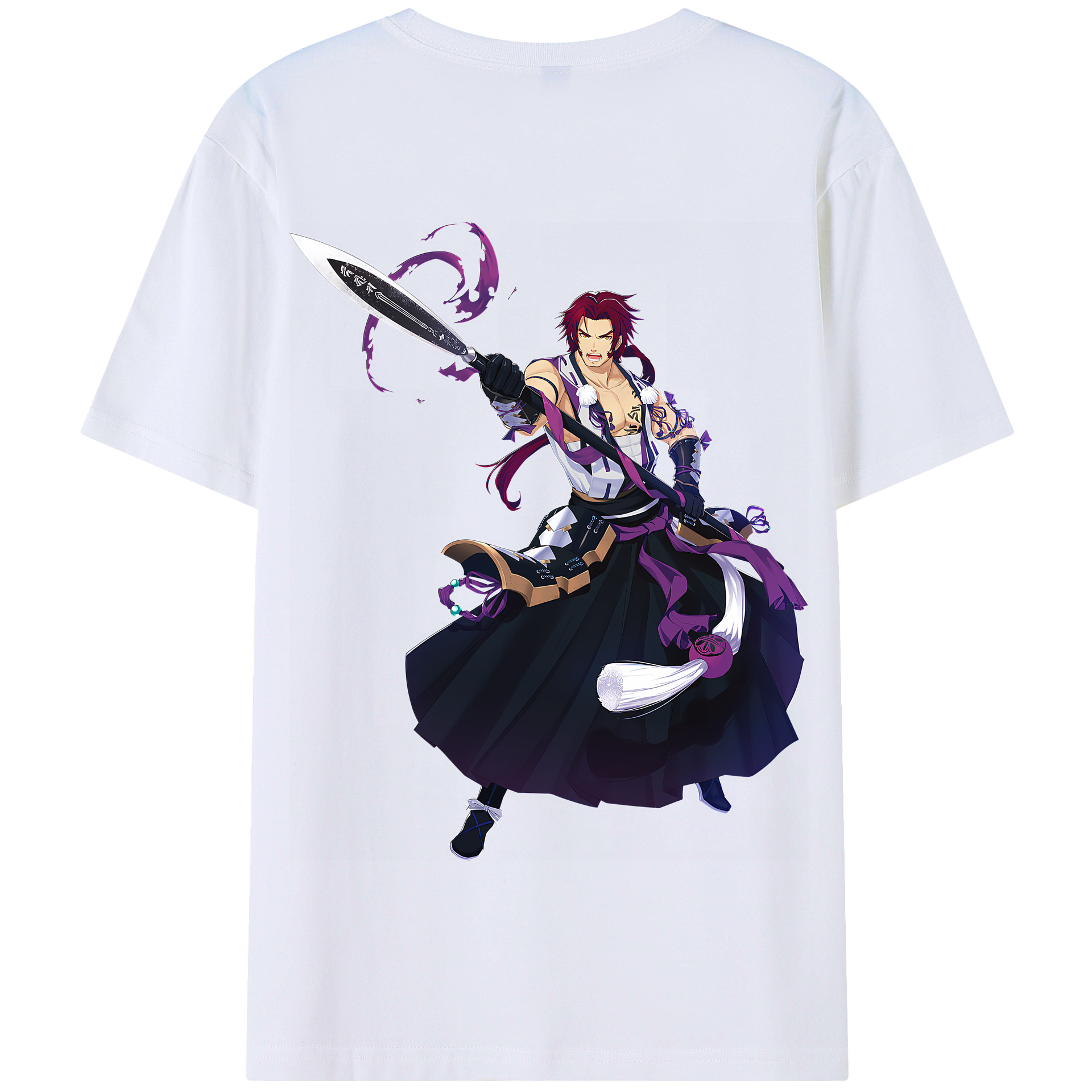 （画像用） 刀剣乱舞 Touken Ranbu 綿100％半袖Tシャツ（背面プリント）