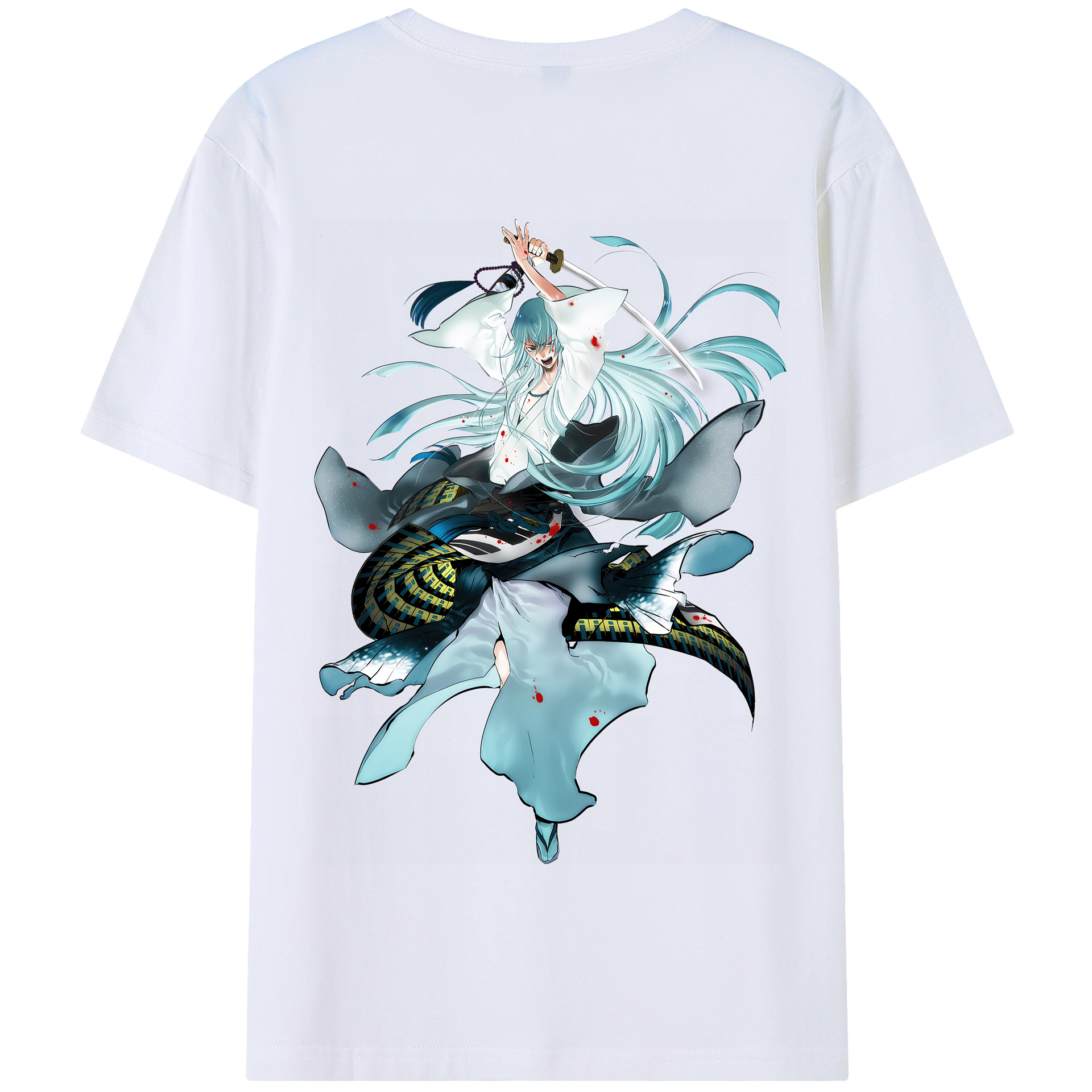 （画像用） 刀剣乱舞 Touken Ranbu 綿100％半袖Tシャツ（背面プリント）