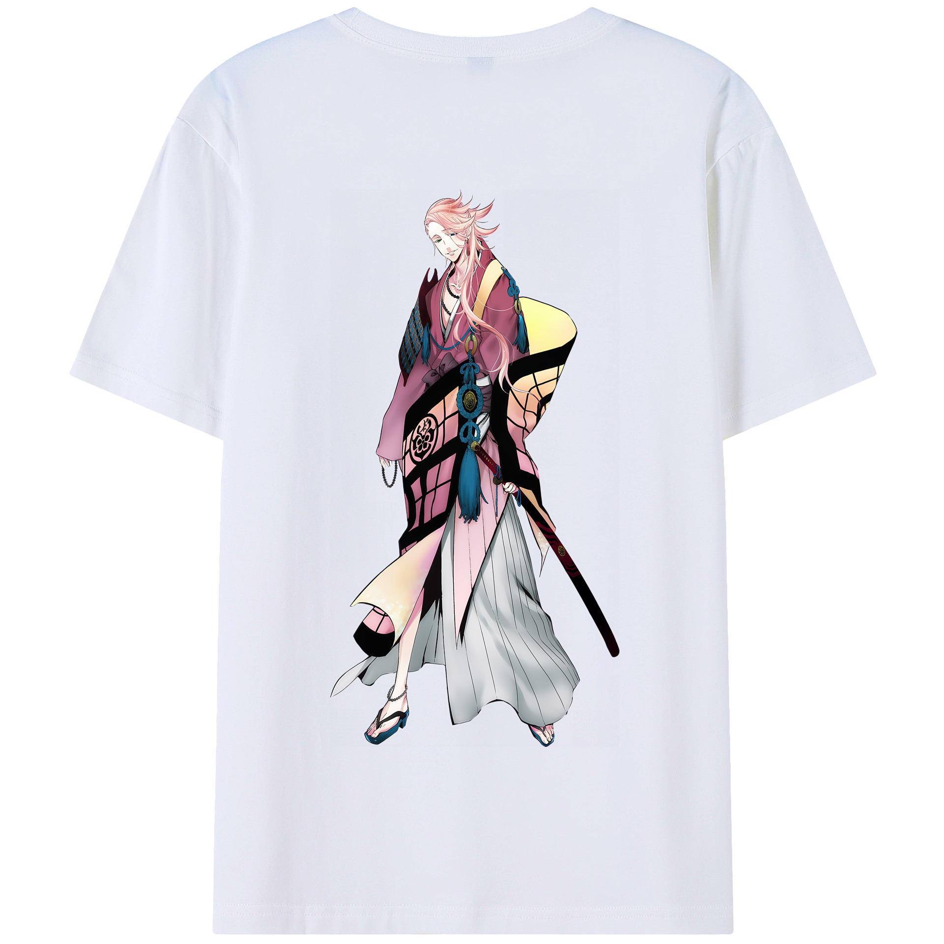 （画像用） 刀剣乱舞 Touken Ranbu 綿100％半袖Tシャツ（背面プリント）