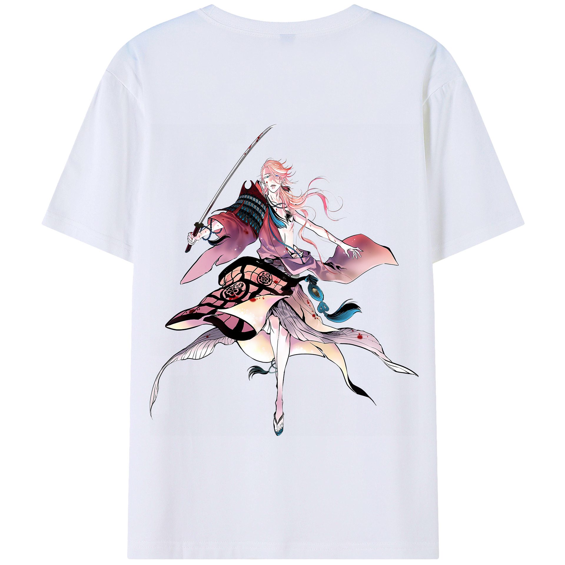 （画像用） 刀剣乱舞 Touken Ranbu 綿100％半袖Tシャツ（背面プリント）