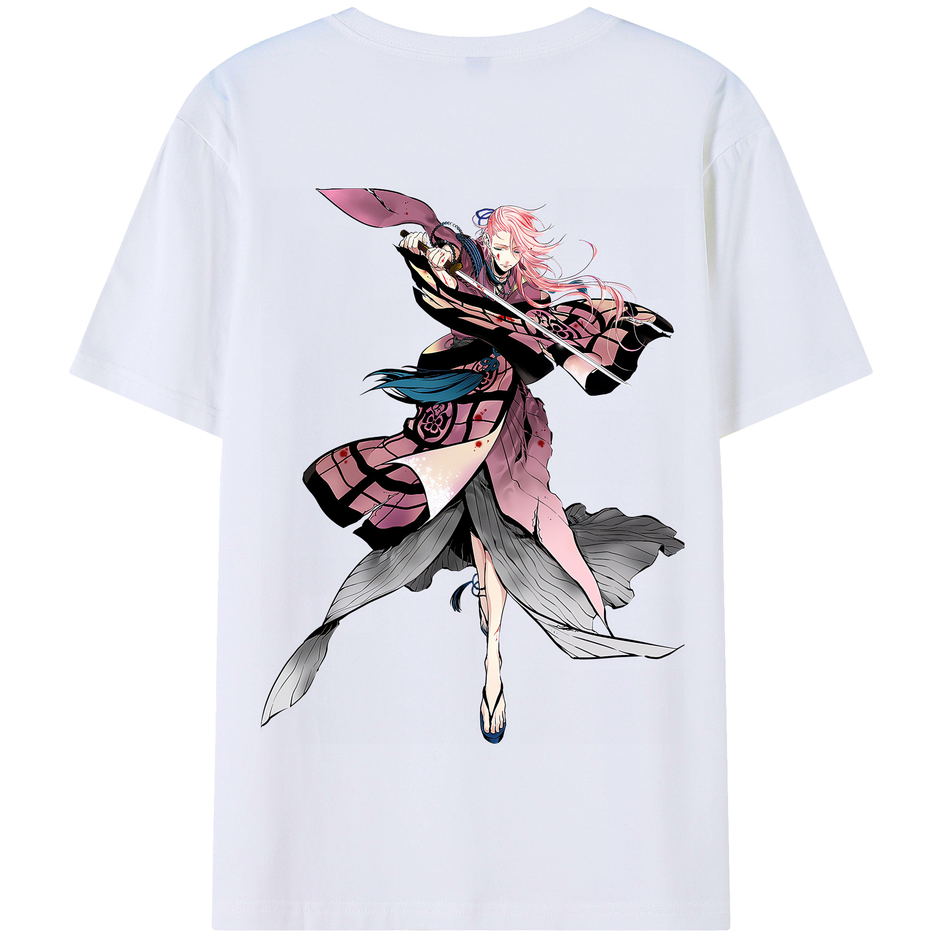 （画像用） 刀剣乱舞 Touken Ranbu 綿100％半袖Tシャツ（背面プリント）