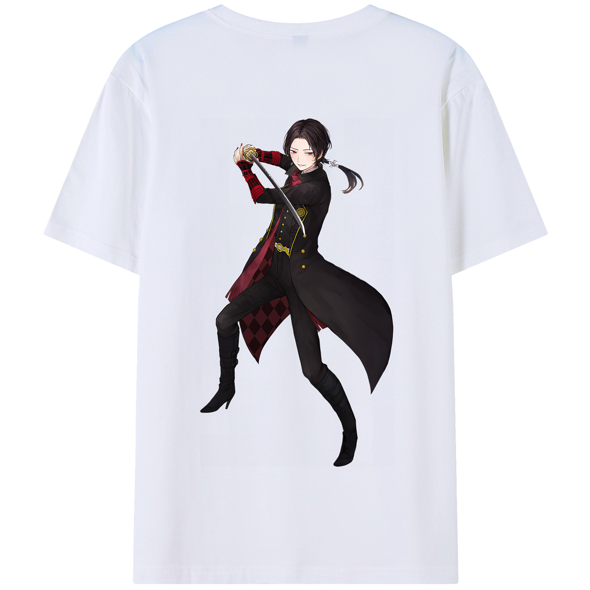 （画像用） 刀剣乱舞 Touken Ranbu 綿100％半袖Tシャツ（背面プリント）