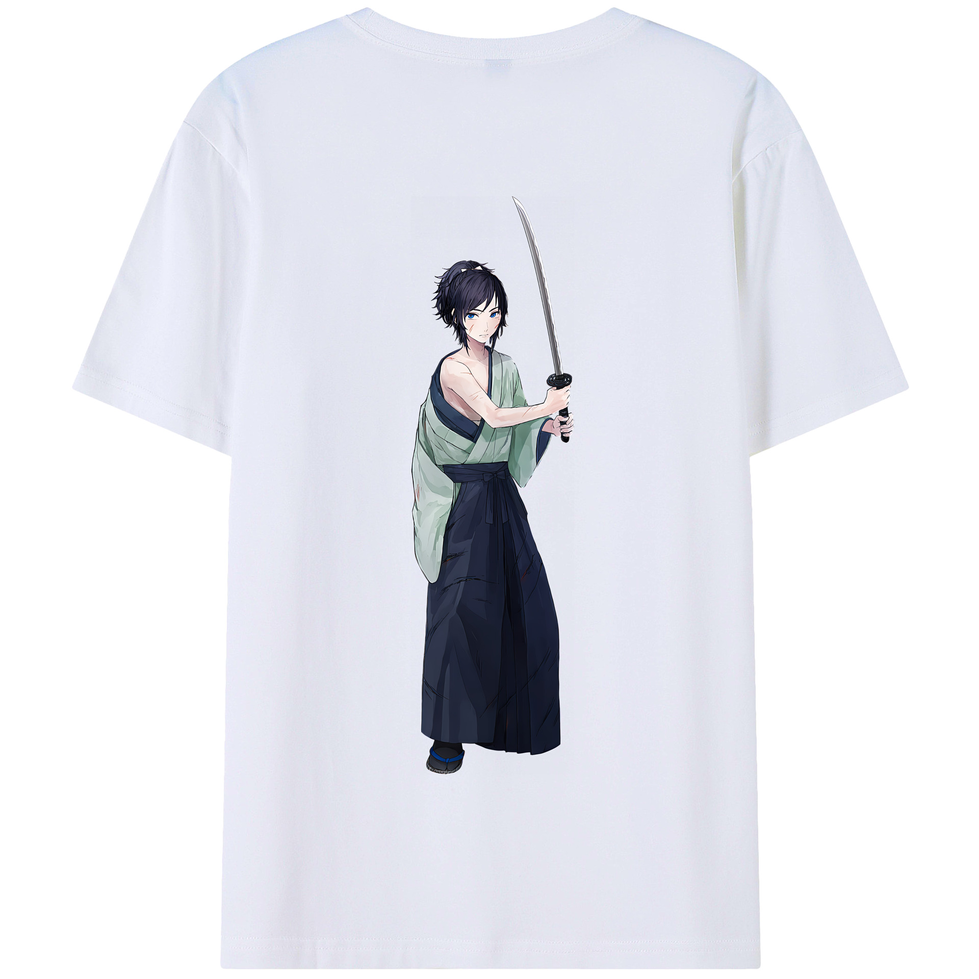 （画像用） 刀剣乱舞 Touken Ranbu 綿100％半袖Tシャツ（背面プリント）