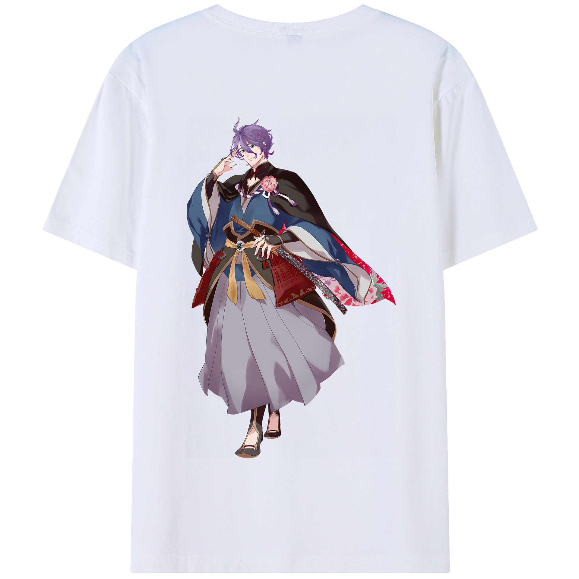 （画像用） 刀剣乱舞 Touken Ranbu 綿100％半袖Tシャツ（背面プリント）