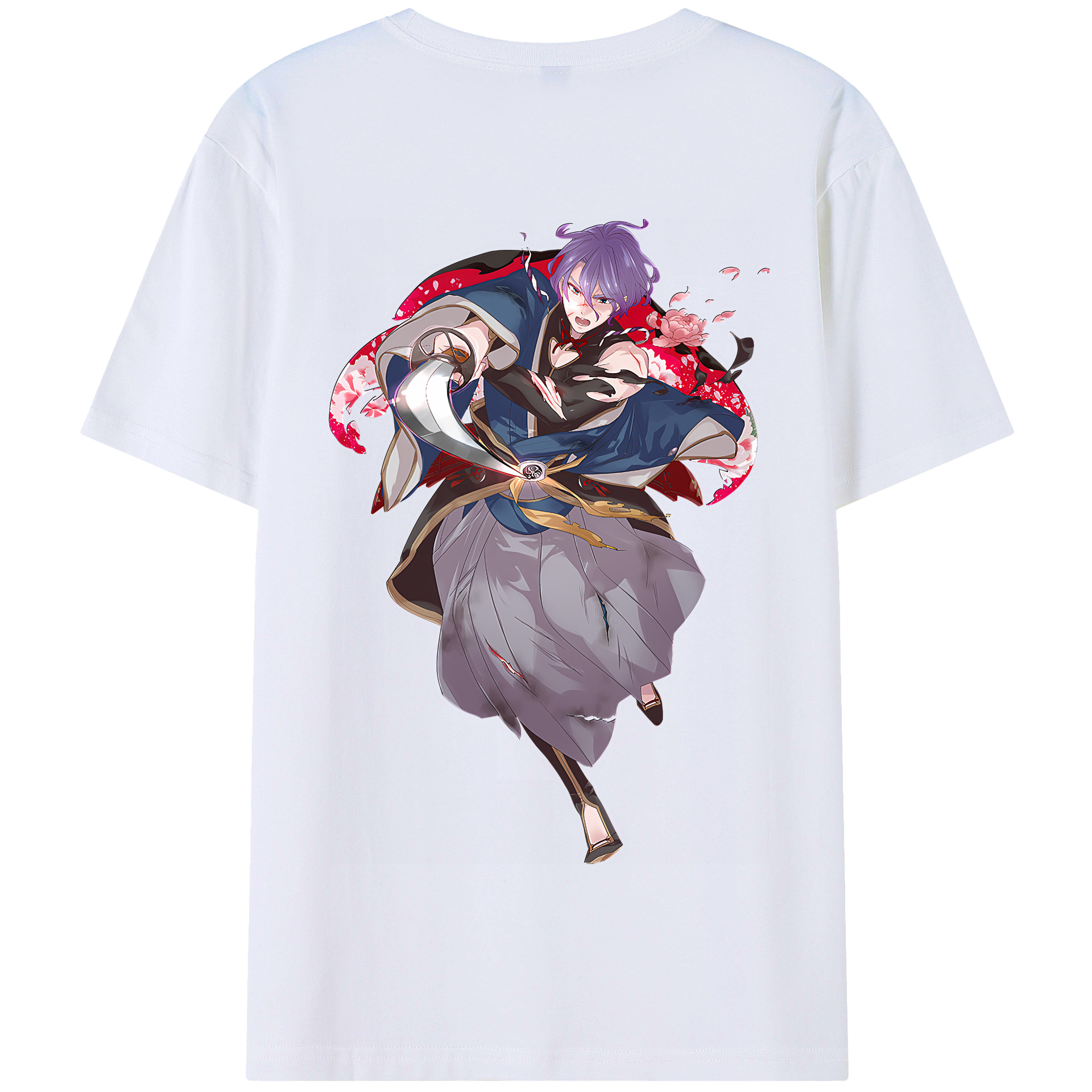（画像用） 刀剣乱舞 Touken Ranbu 綿100％半袖Tシャツ（背面プリント）