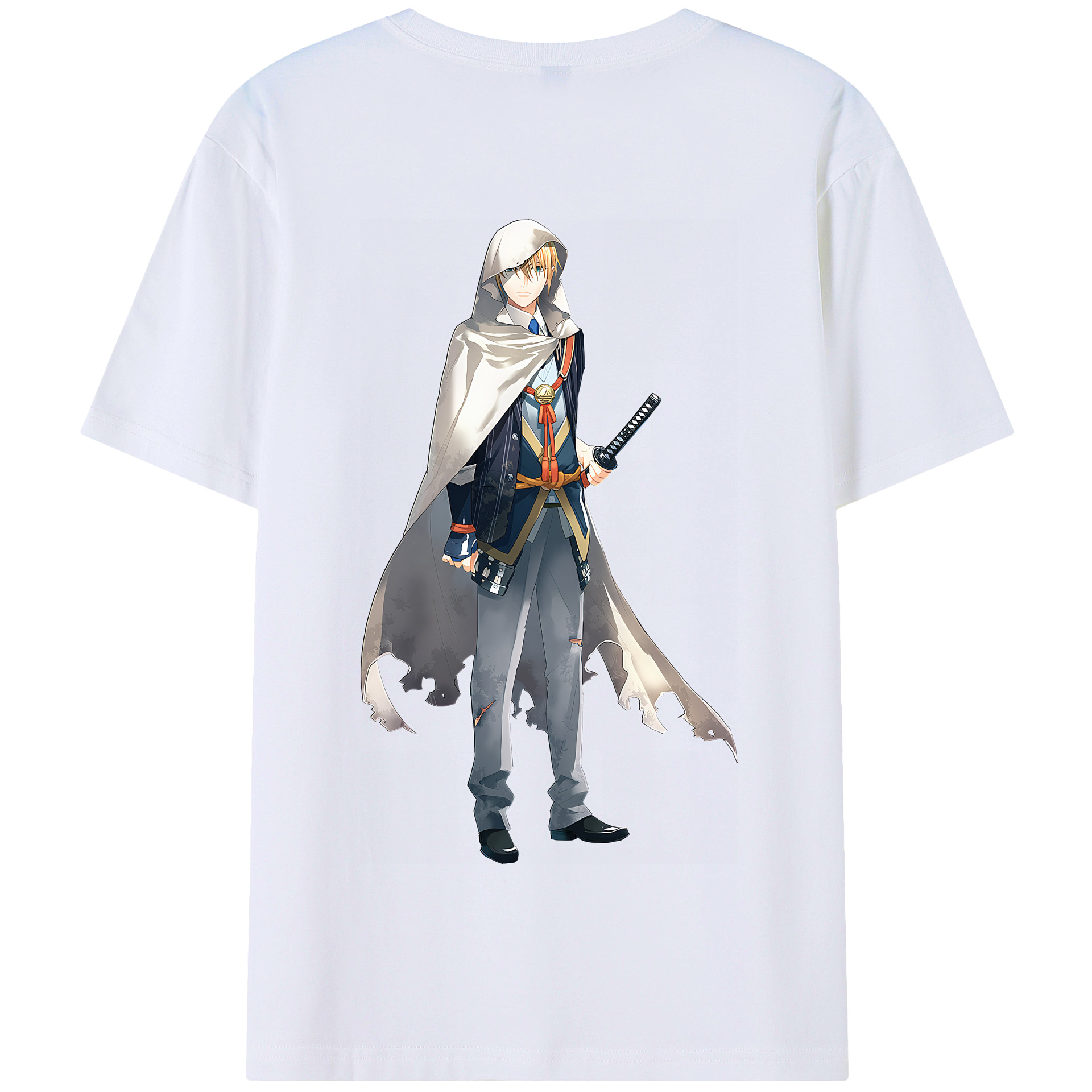 （画像用） 刀剣乱舞 Touken Ranbu 綿100％半袖Tシャツ（背面プリント）