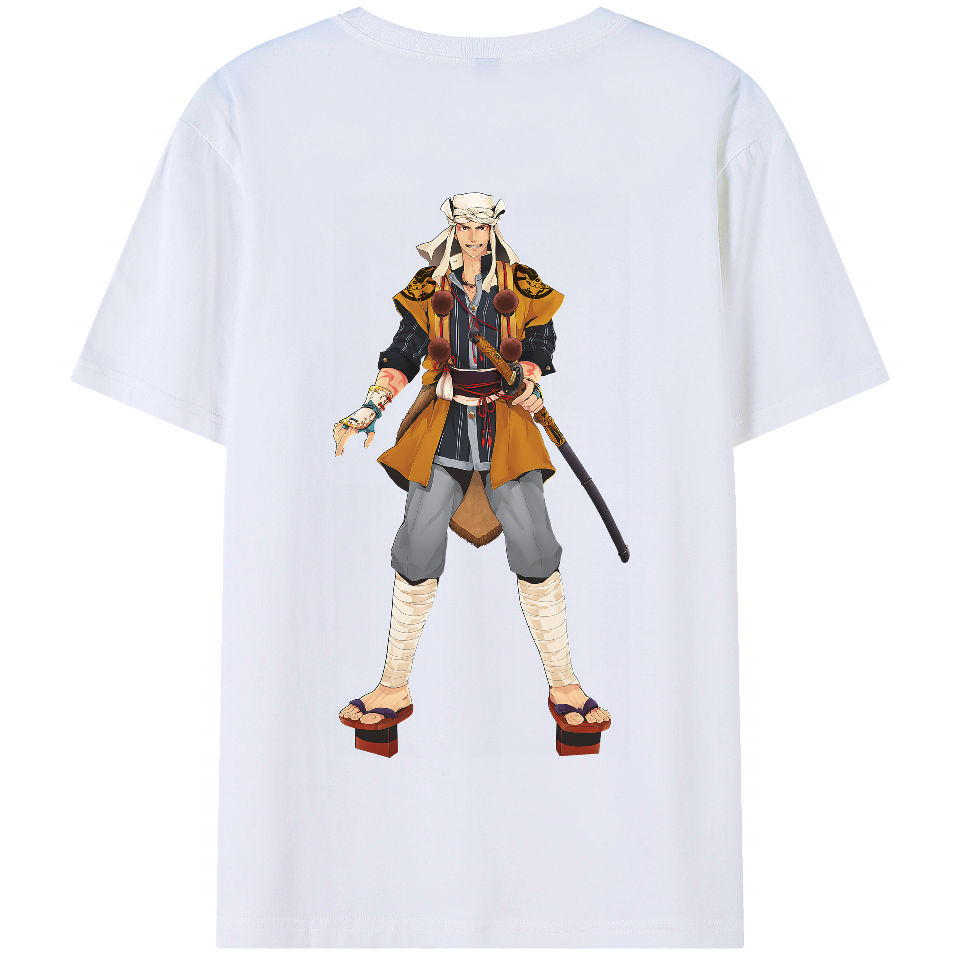 （画像用） 刀剣乱舞 Touken Ranbu 綿100％半袖Tシャツ（背面プリント）