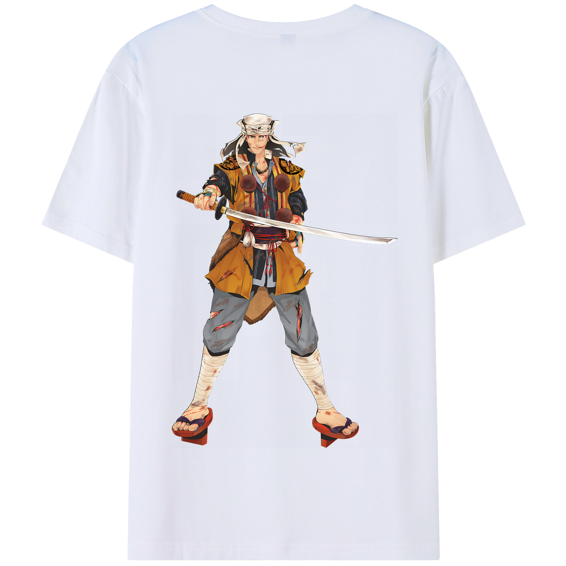 （画像用） 刀剣乱舞 Touken Ranbu 綿100％半袖Tシャツ（背面プリント）