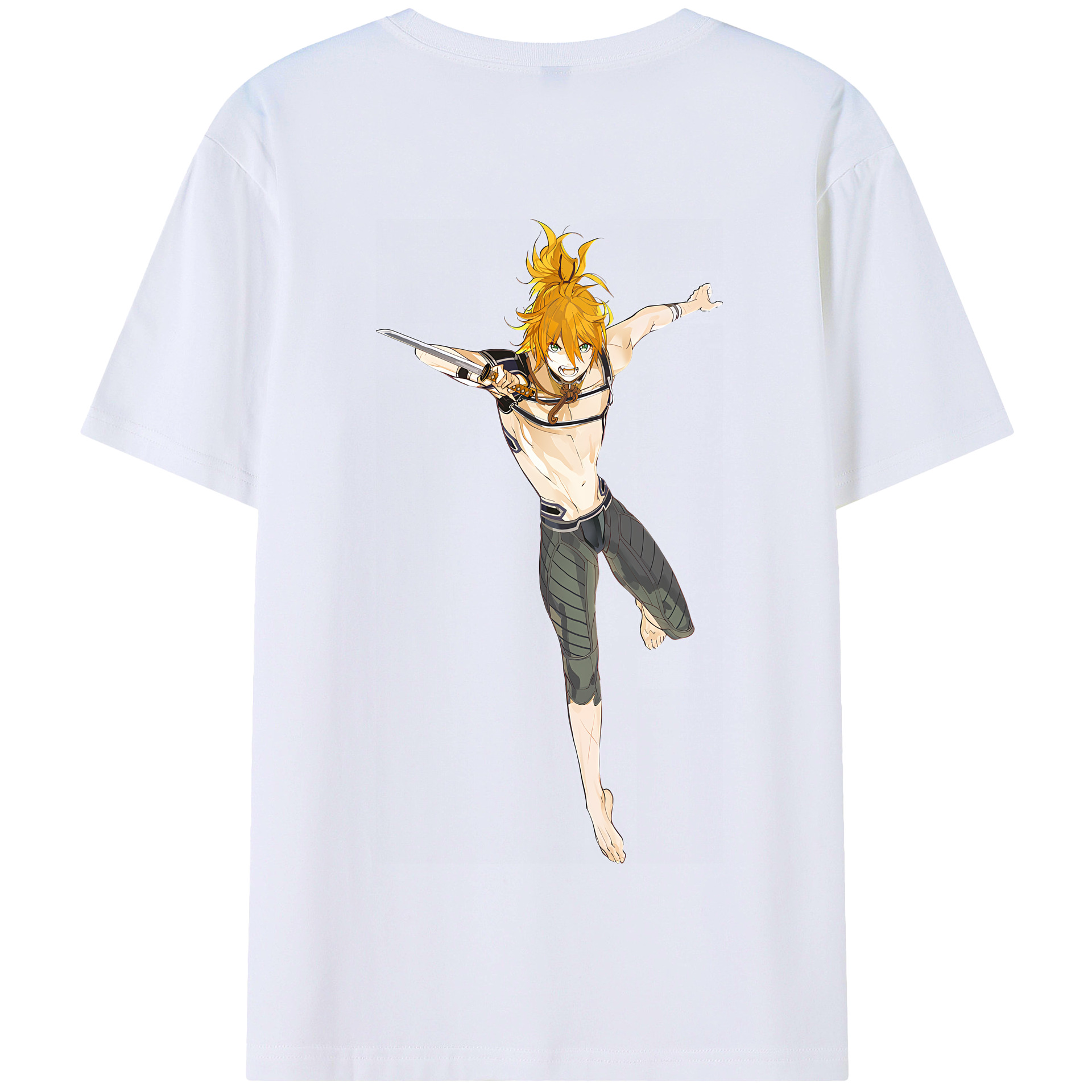 （画像用） 刀剣乱舞 Touken Ranbu 綿100％半袖Tシャツ（背面プリント）