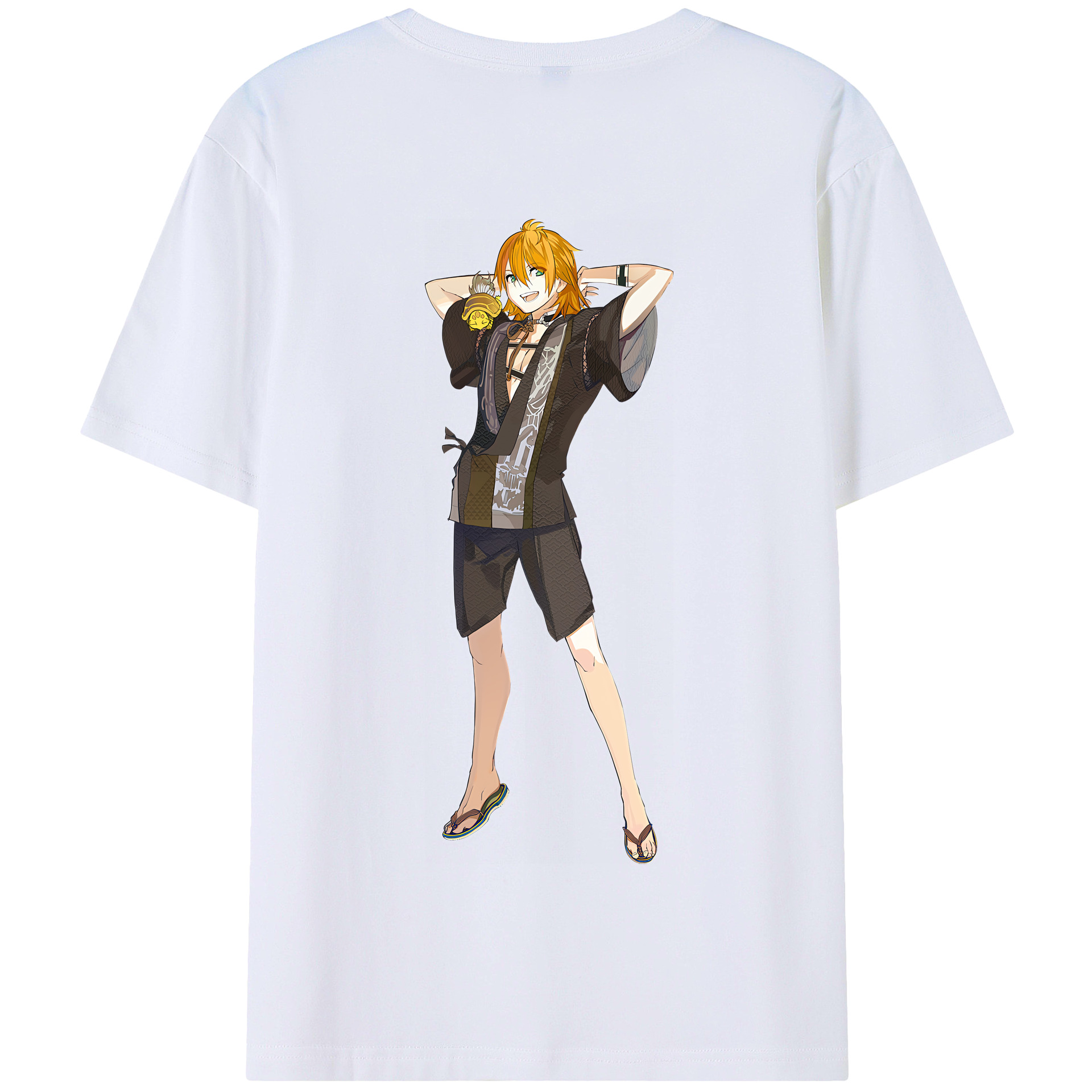 （画像用） 刀剣乱舞 Touken Ranbu 綿100％半袖Tシャツ（背面プリント）