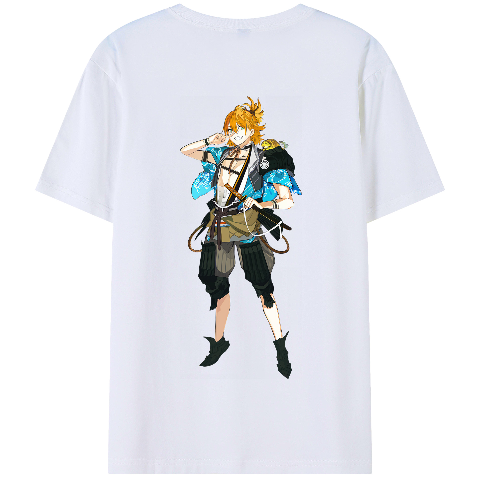 （画像用） 刀剣乱舞 Touken Ranbu 綿100％半袖Tシャツ（背面プリント）