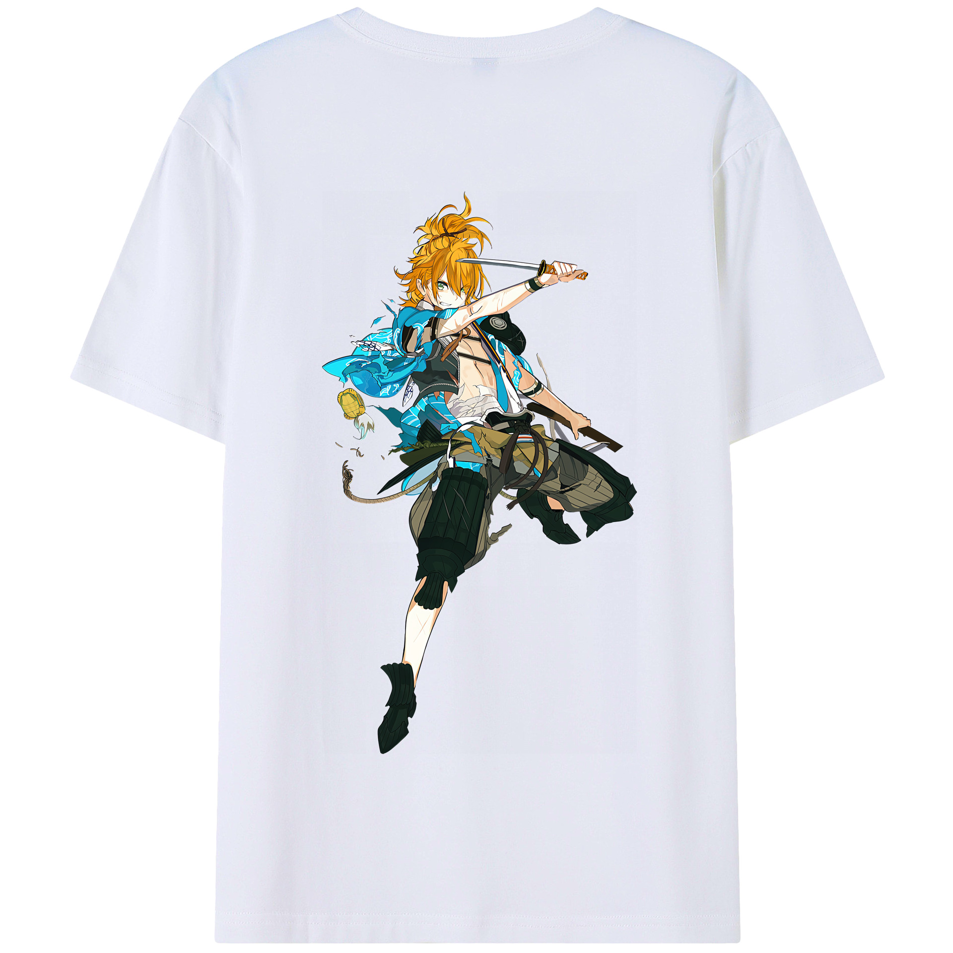 （画像用） 刀剣乱舞 Touken Ranbu 綿100％半袖Tシャツ（背面プリント）