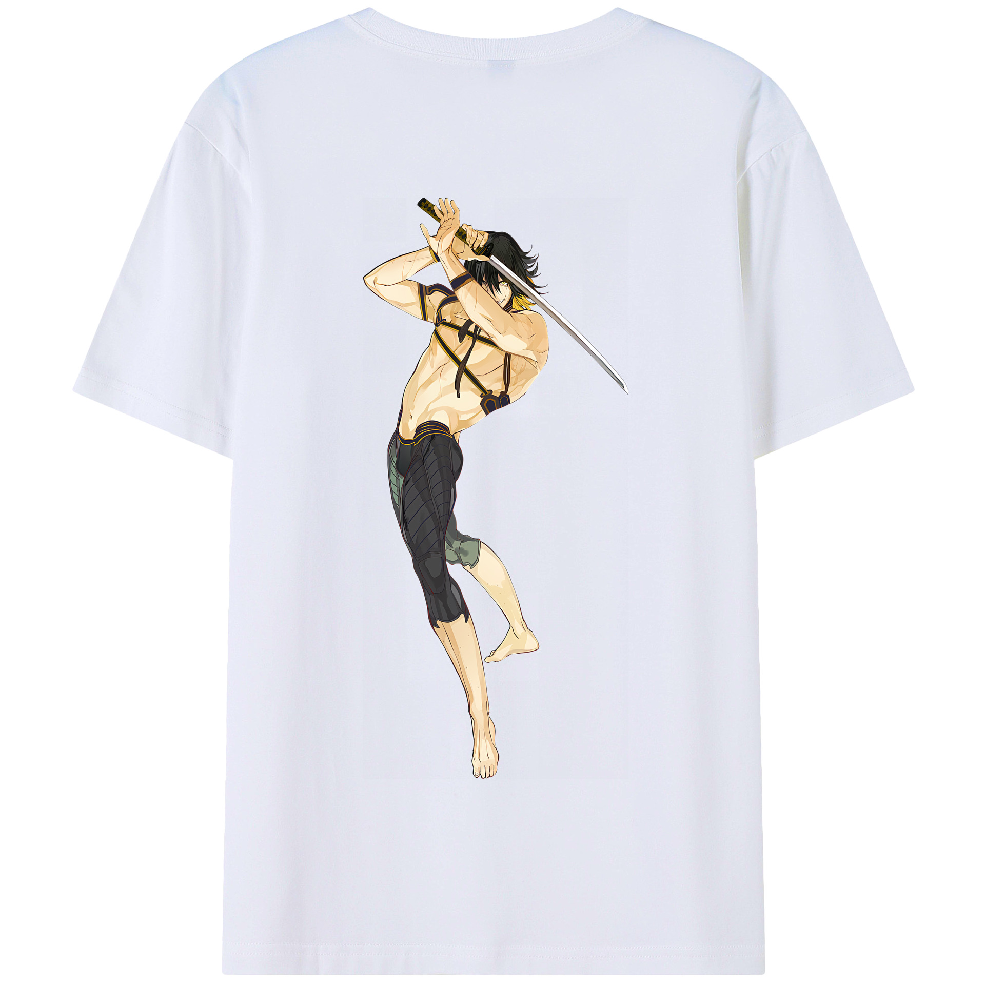 （画像用） 刀剣乱舞 Touken Ranbu 綿100％半袖Tシャツ（背面プリント）