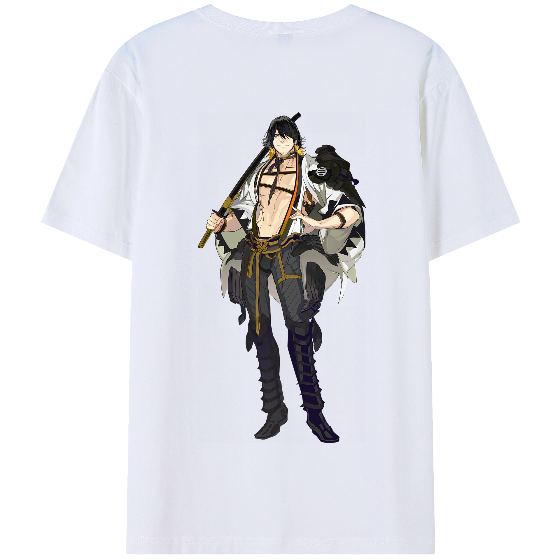 （画像用） 刀剣乱舞 Touken Ranbu 綿100％半袖Tシャツ（背面プリント）