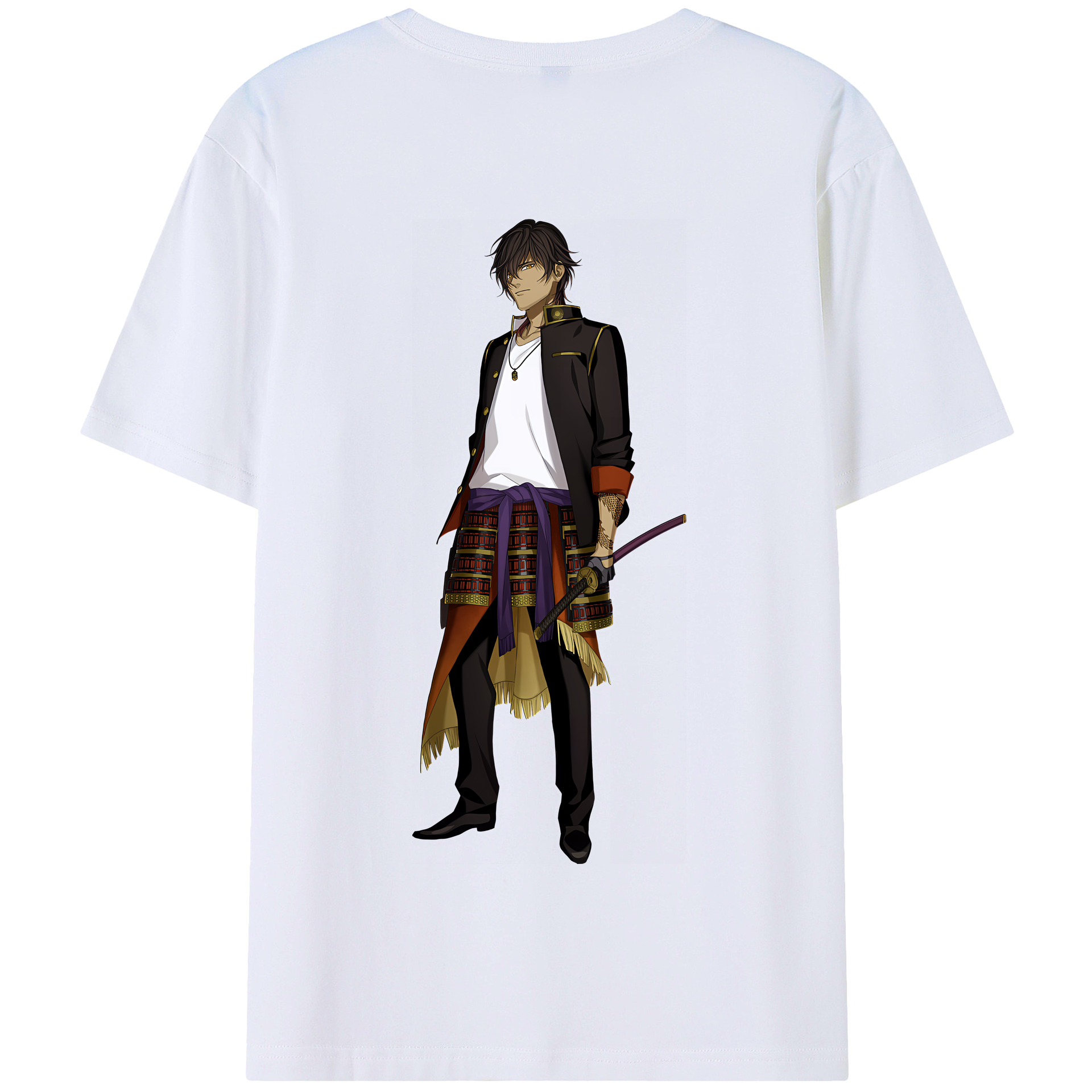 （画像用） 刀剣乱舞 Touken Ranbu 綿100％半袖Tシャツ（背面プリント）