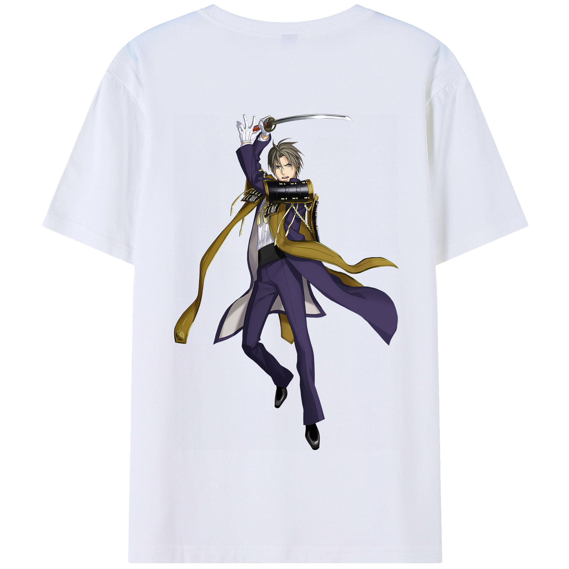 （画像用） 刀剣乱舞 Touken Ranbu 綿100％半袖Tシャツ（背面プリント）