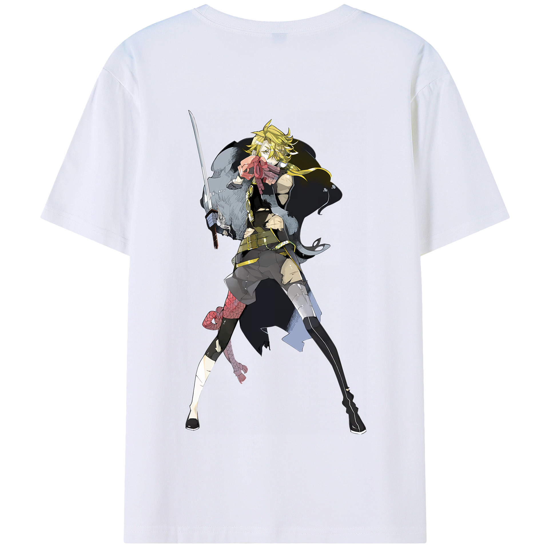 （画像用） 刀剣乱舞 Touken Ranbu 綿100％半袖Tシャツ（背面プリント）