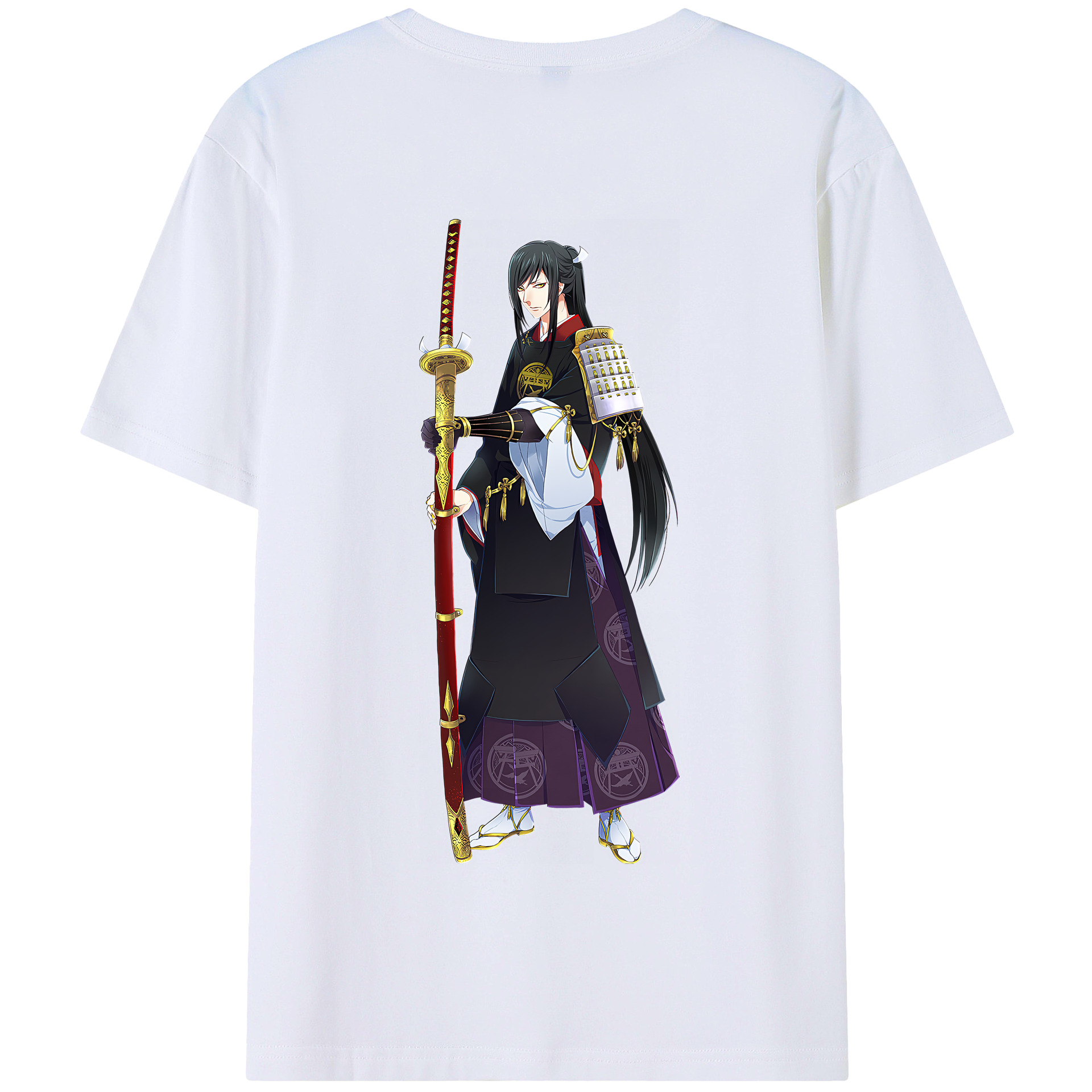 （画像用） 刀剣乱舞 Touken Ranbu 綿100％半袖Tシャツ（背面プリント）