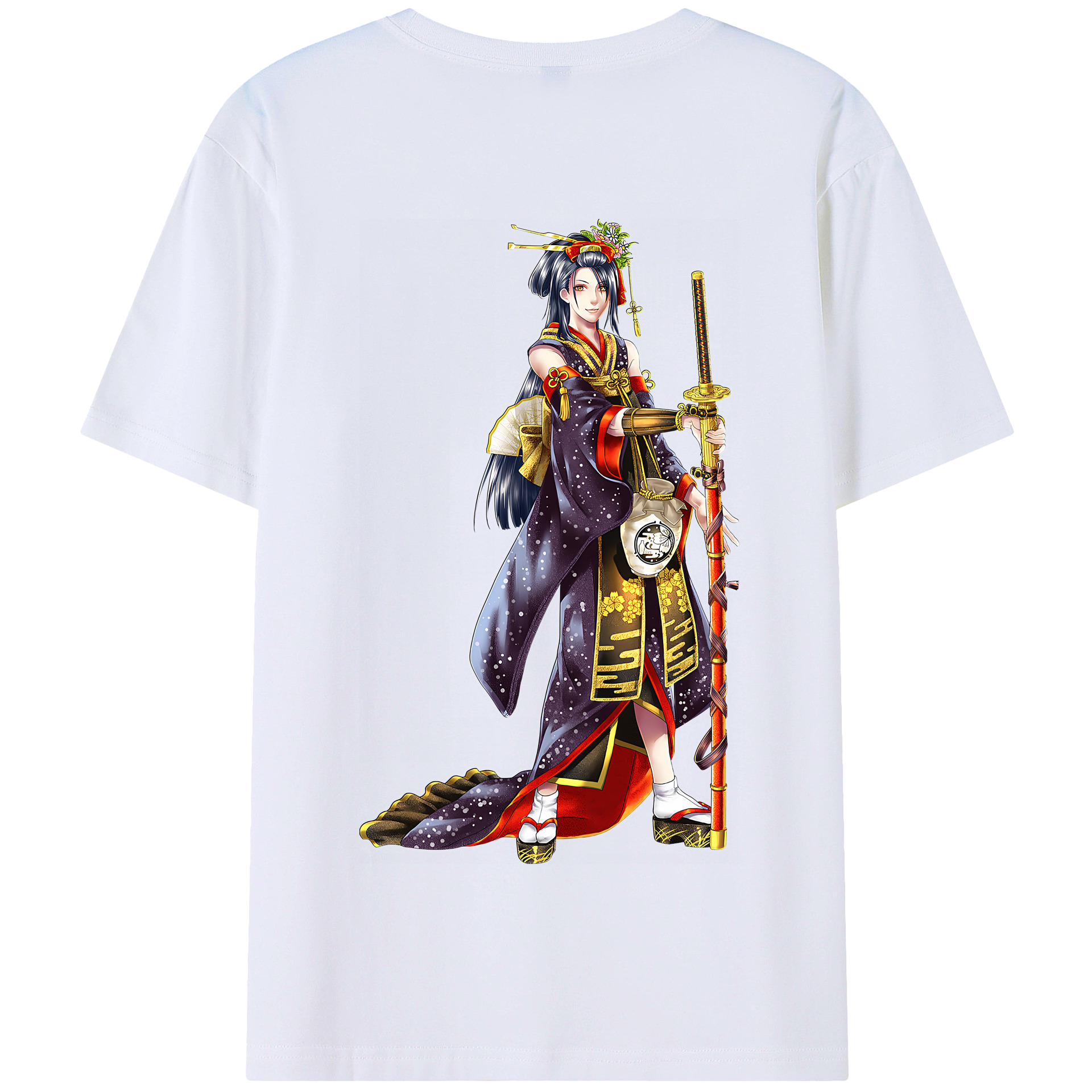 （画像用） 刀剣乱舞 Touken Ranbu 綿100％半袖Tシャツ（背面プリント）