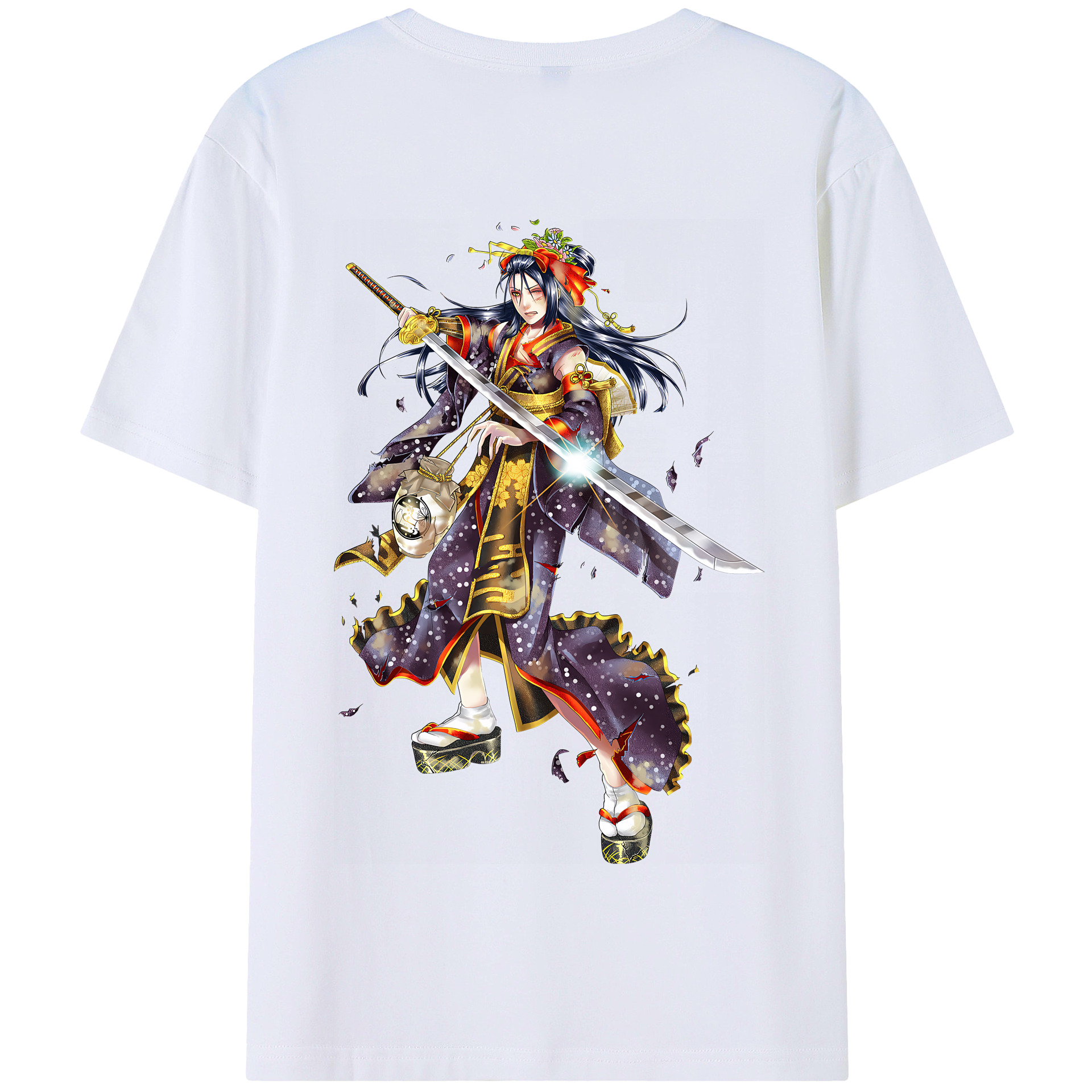 （画像用） 刀剣乱舞 Touken Ranbu 綿100％半袖Tシャツ（背面プリント）