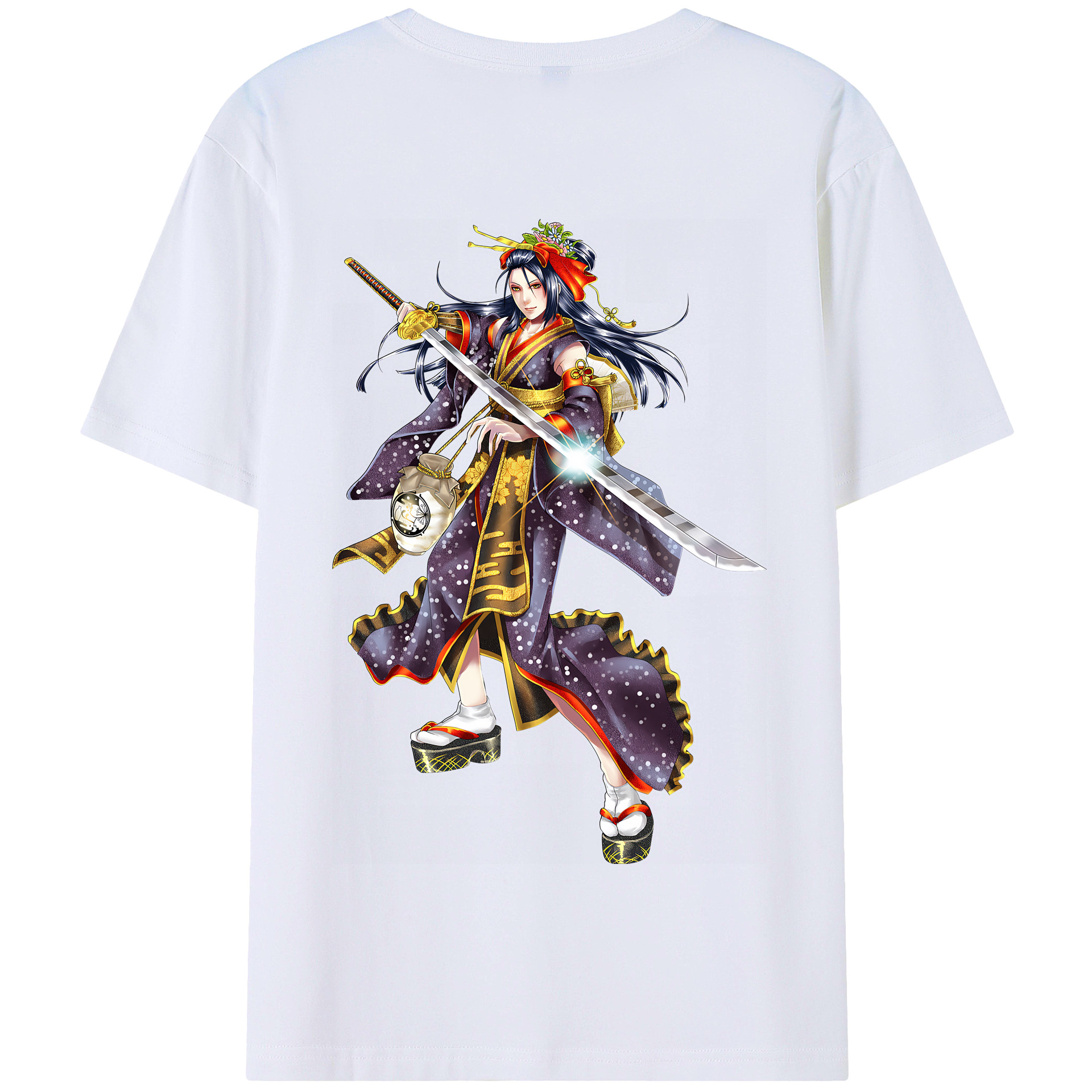 （画像用） 刀剣乱舞 Touken Ranbu 綿100％半袖Tシャツ（背面プリント）