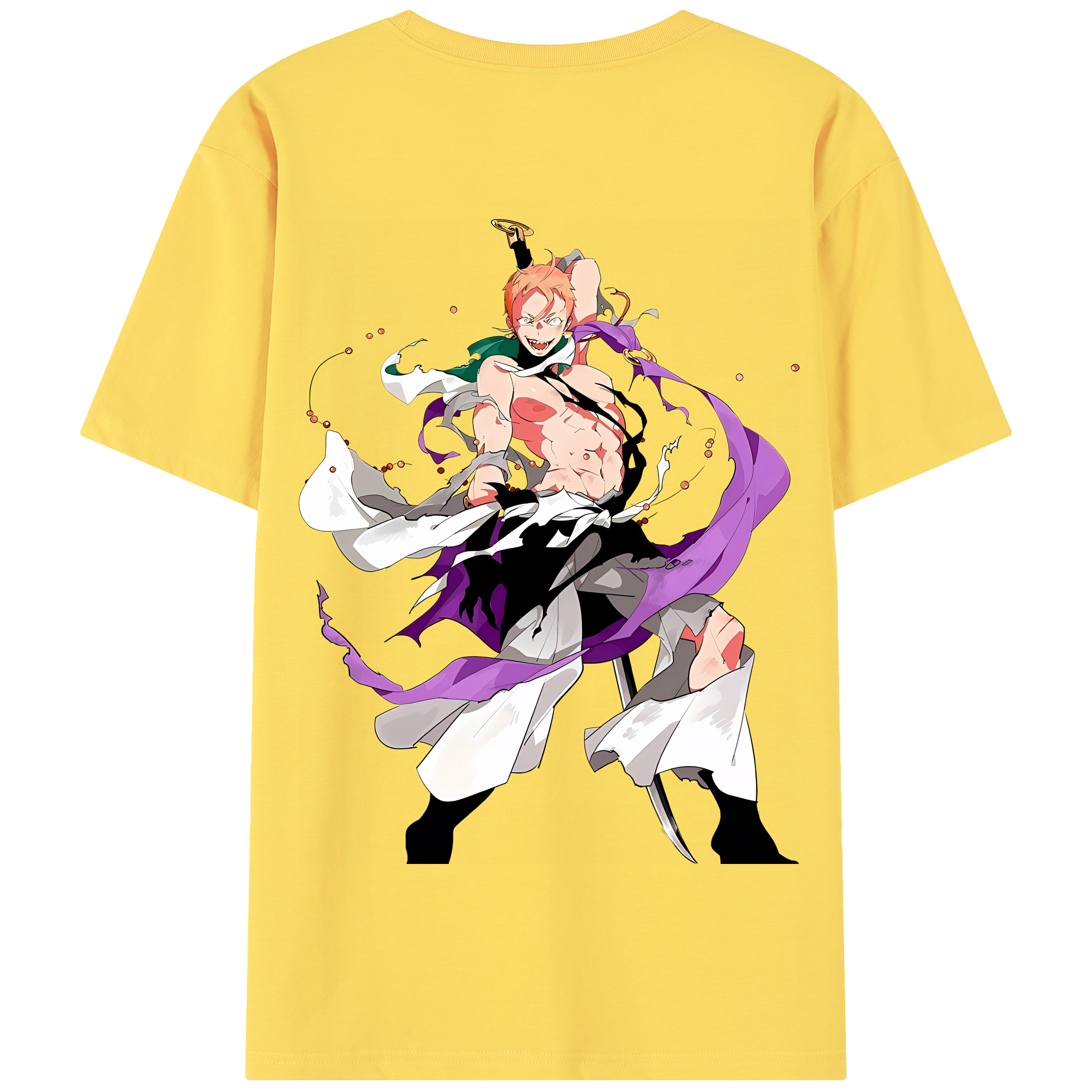 （画像用） 刀剣乱舞 Touken Ranbu 綿100％半袖Tシャツ（背面プリント）