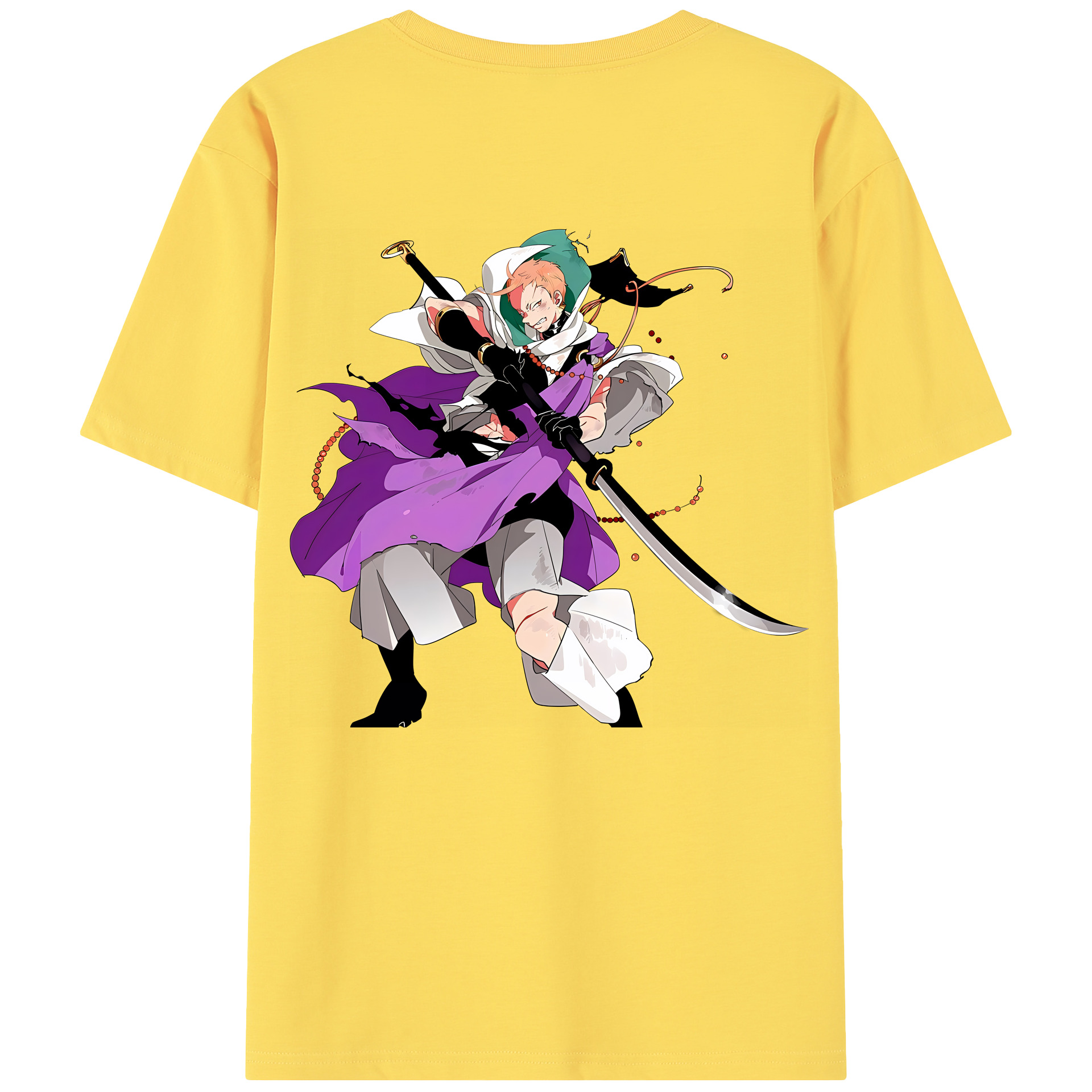 （画像用） 刀剣乱舞 Touken Ranbu 綿100％半袖Tシャツ（背面プリント）