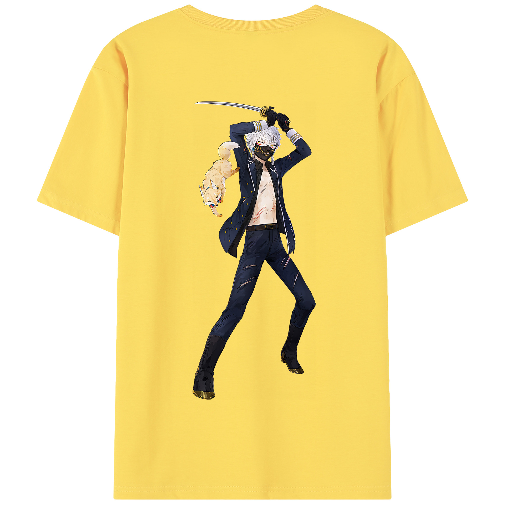 （画像用） 刀剣乱舞 Touken Ranbu 綿100％半袖Tシャツ（背面プリント）