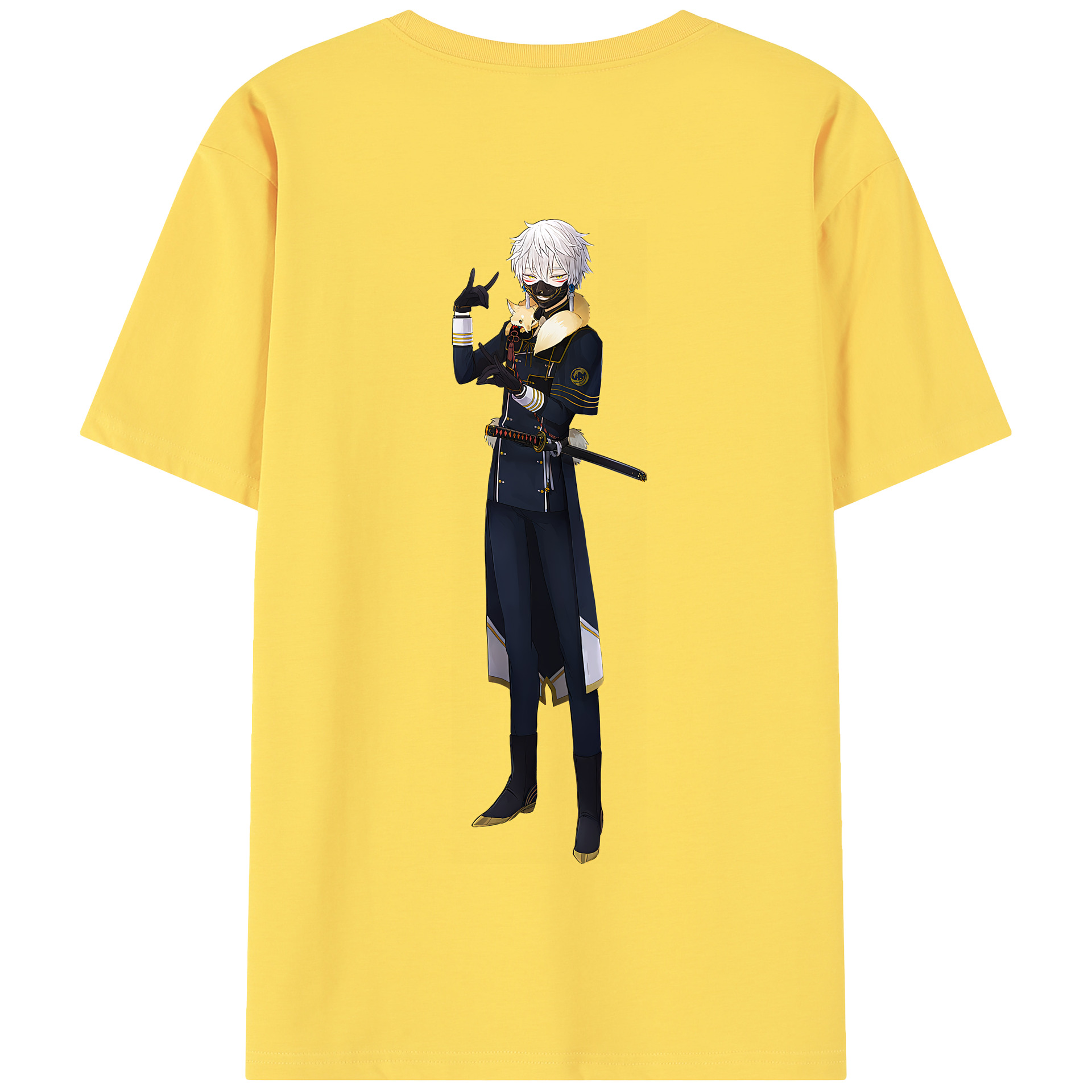 （画像用） 刀剣乱舞 Touken Ranbu 綿100％半袖Tシャツ（背面プリント）