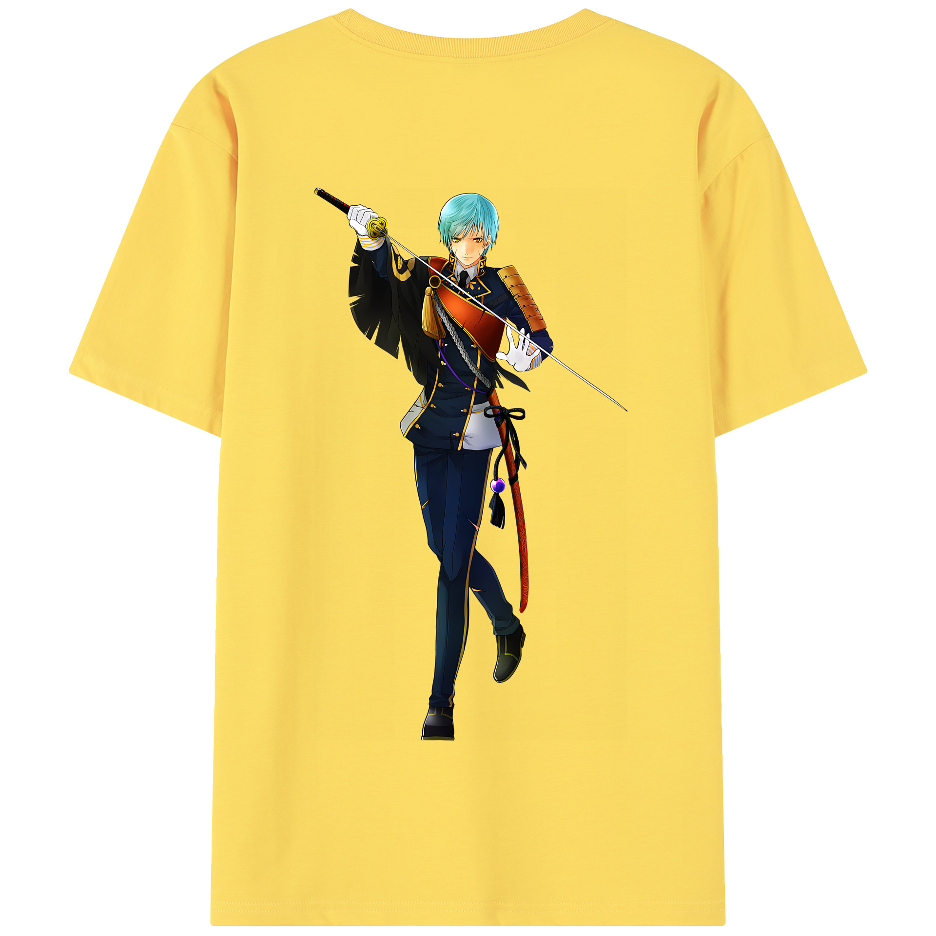 （画像用） 刀剣乱舞 Touken Ranbu 綿100％半袖Tシャツ（背面プリント）