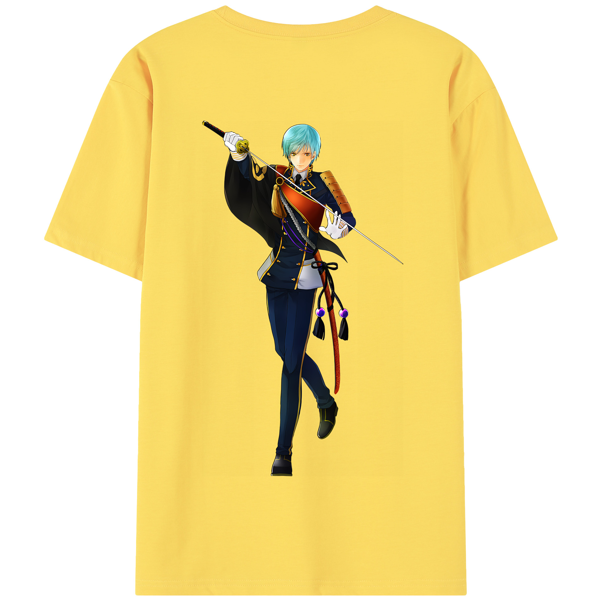 （画像用） 刀剣乱舞 Touken Ranbu 綿100％半袖Tシャツ（背面プリント）