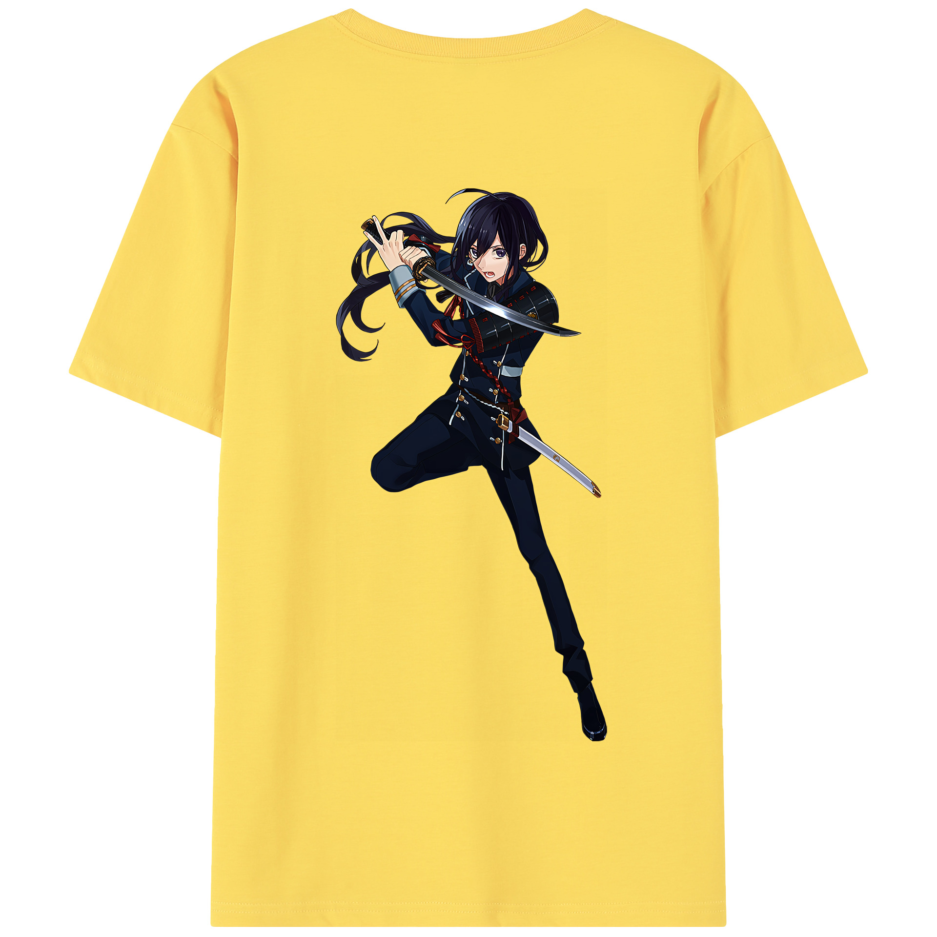 （画像用） 刀剣乱舞 Touken Ranbu 綿100％半袖Tシャツ（背面プリント）