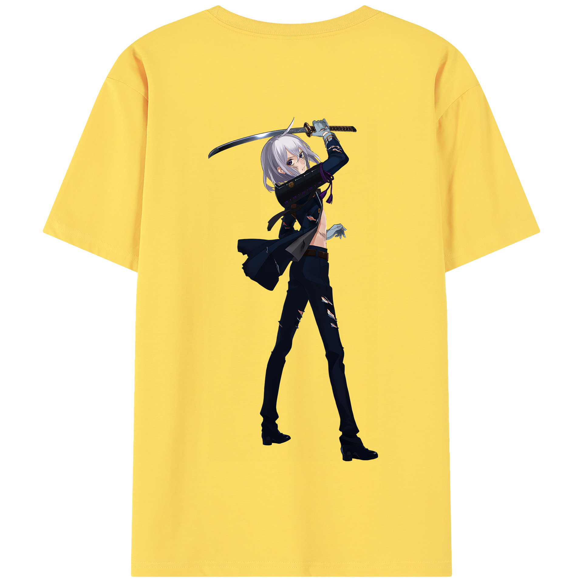 （画像用） 刀剣乱舞 Touken Ranbu 綿100％半袖Tシャツ（背面プリント）