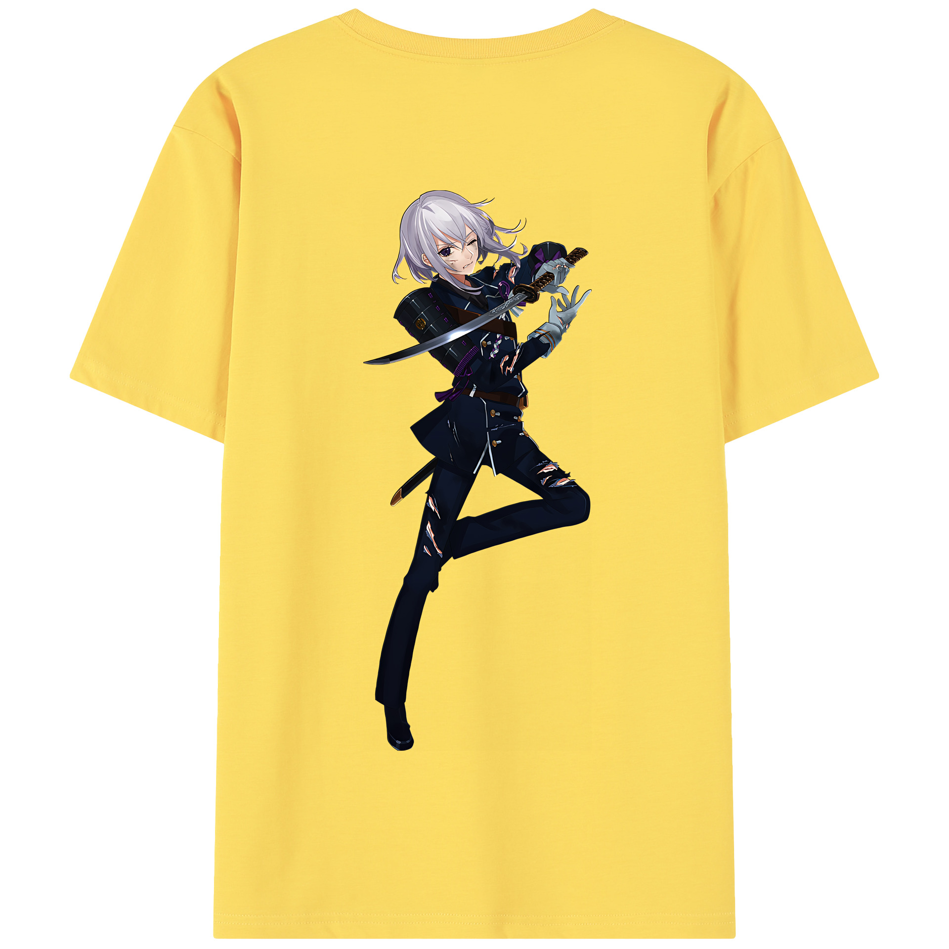 （画像用） 刀剣乱舞 Touken Ranbu 綿100％半袖Tシャツ（背面プリント）