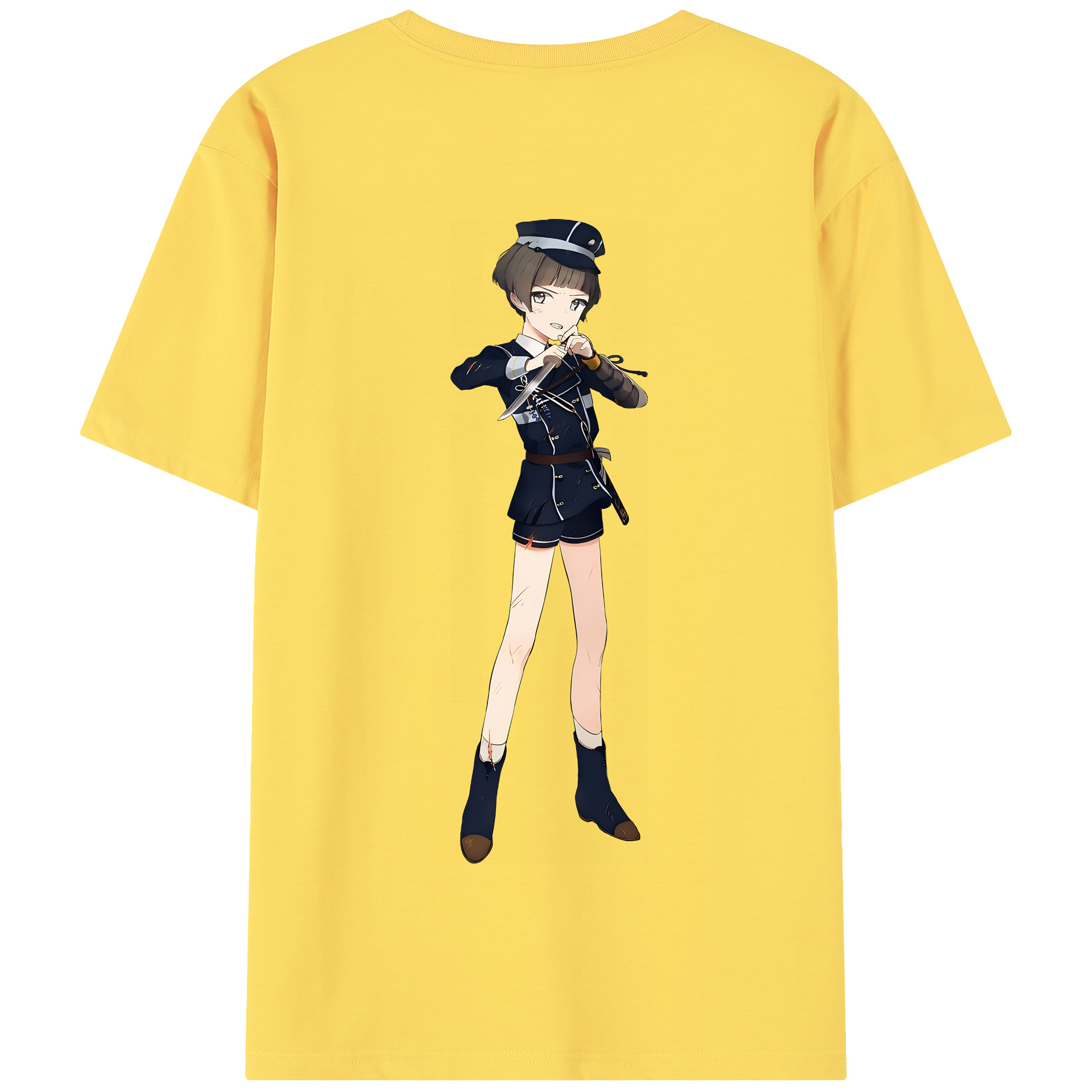 （画像用） 刀剣乱舞 Touken Ranbu 綿100％半袖Tシャツ（背面プリント）