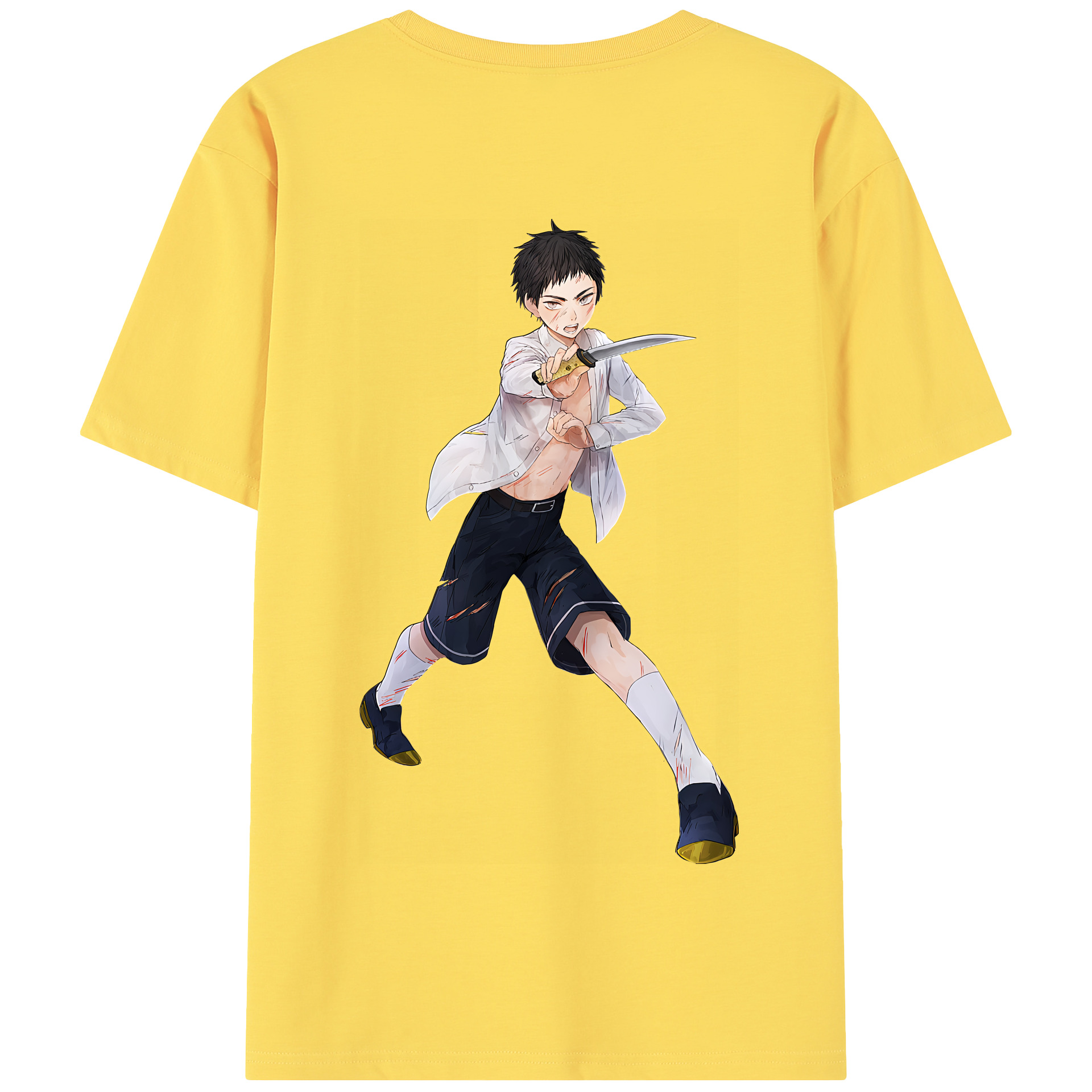 （画像用） 刀剣乱舞 Touken Ranbu 綿100％半袖Tシャツ（背面プリント）