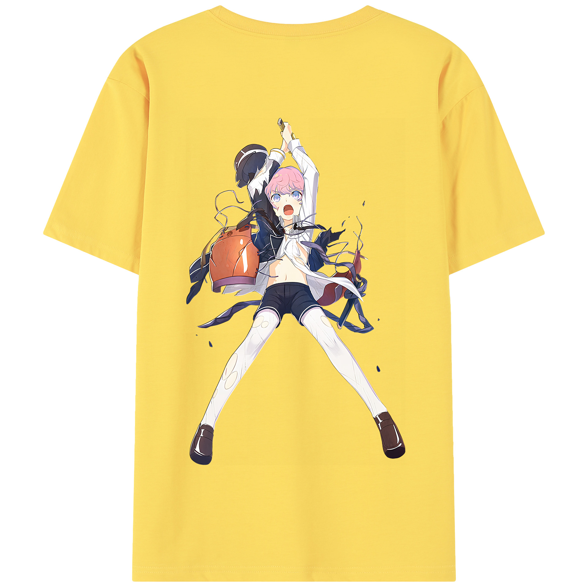 （画像用） 刀剣乱舞 Touken Ranbu 綿100％半袖Tシャツ（背面プリント）