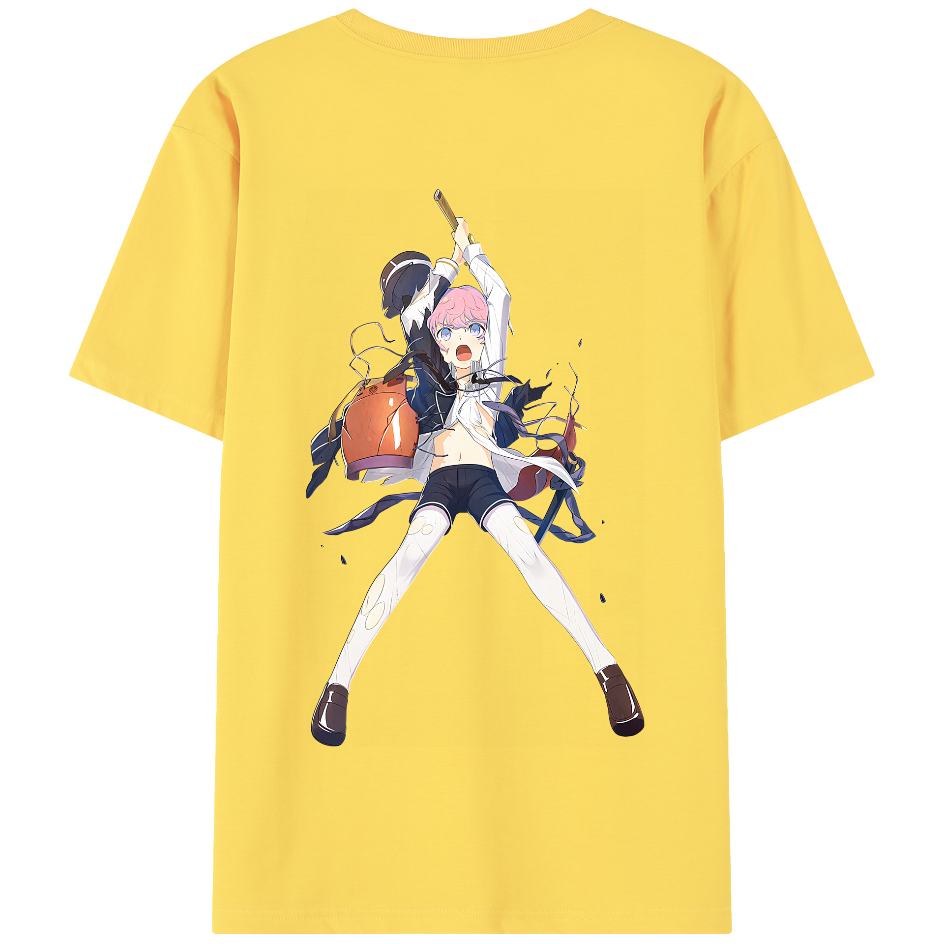 （画像用） 刀剣乱舞 Touken Ranbu 綿100％半袖Tシャツ（背面プリント）