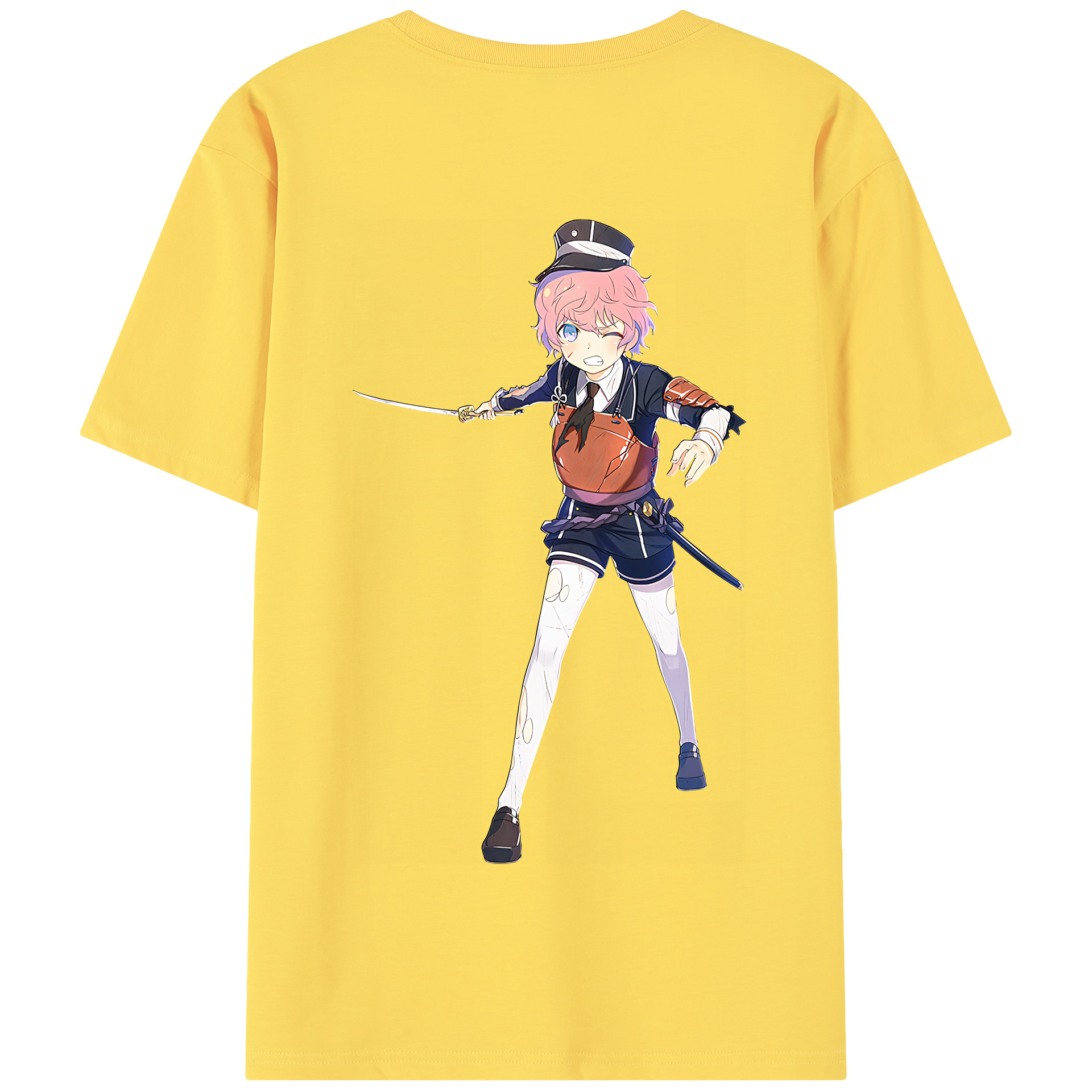 （画像用） 刀剣乱舞 Touken Ranbu 綿100％半袖Tシャツ（背面プリント）
