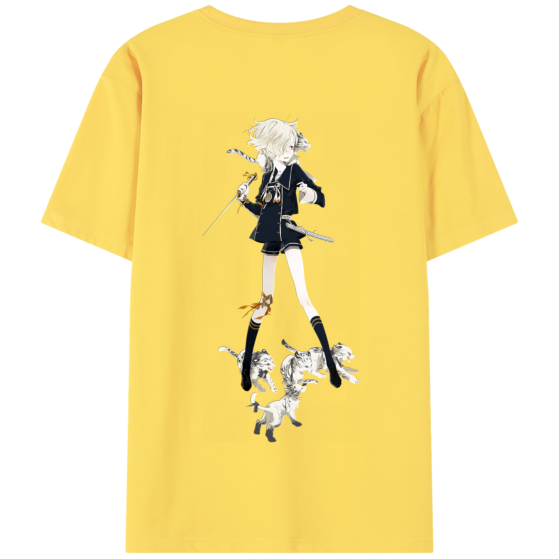 （画像用） 刀剣乱舞 Touken Ranbu 綿100％半袖Tシャツ（背面プリント）