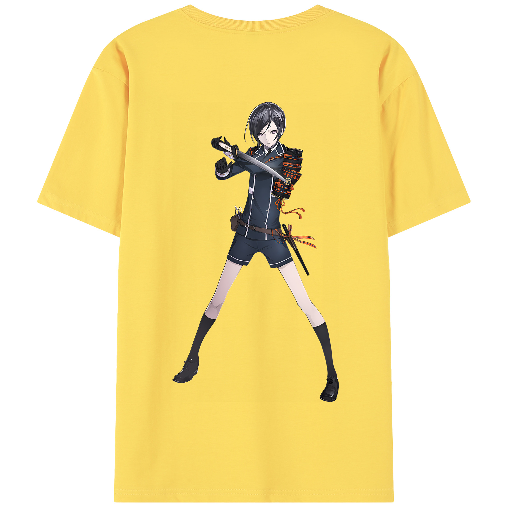 （画像用） 刀剣乱舞 Touken Ranbu 綿100％半袖Tシャツ（背面プリント）