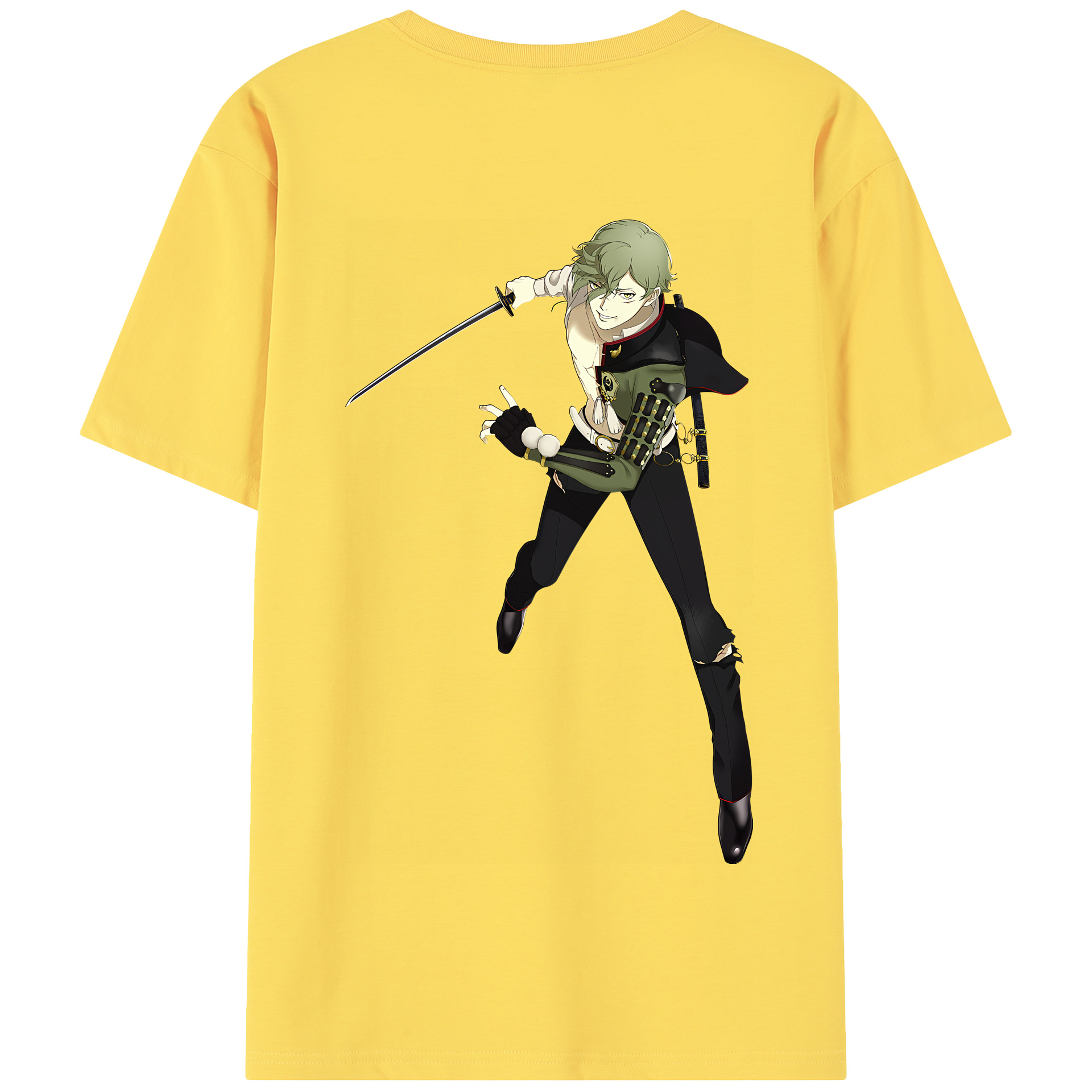 （画像用） 刀剣乱舞 Touken Ranbu 綿100％半袖Tシャツ（背面プリント）