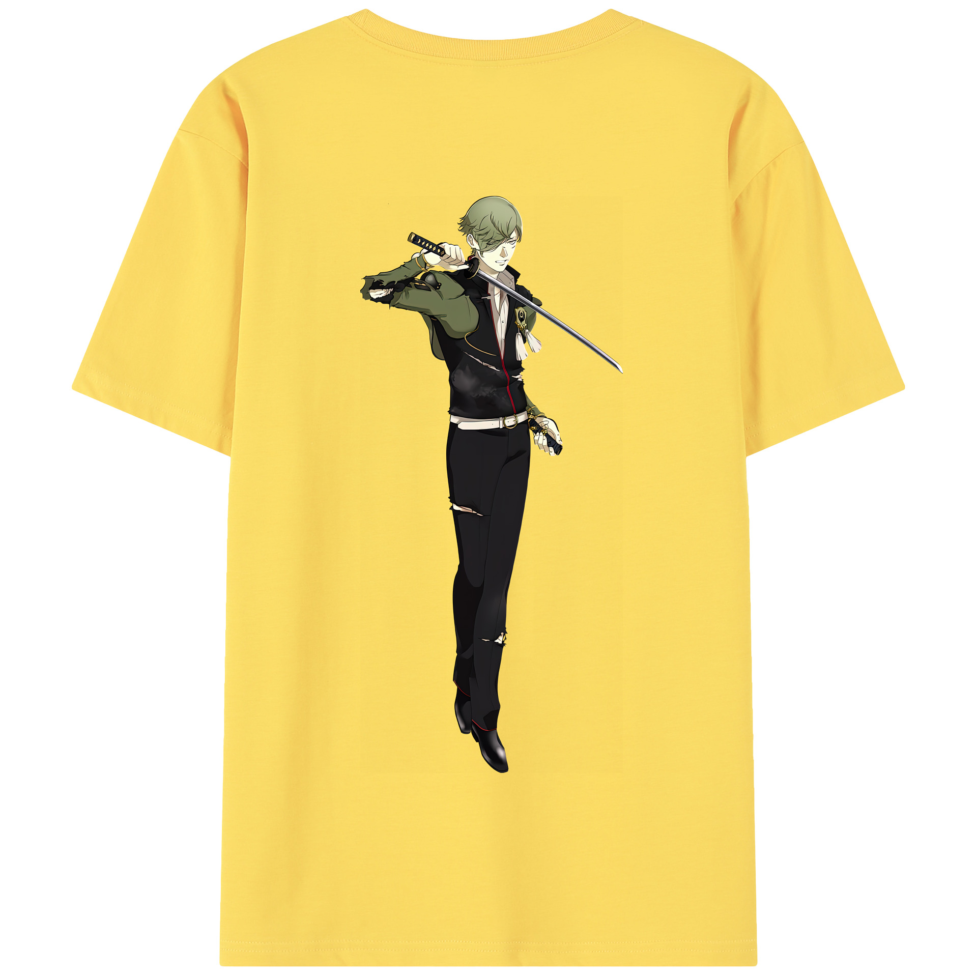 （画像用） 刀剣乱舞 Touken Ranbu 綿100％半袖Tシャツ（背面プリント）