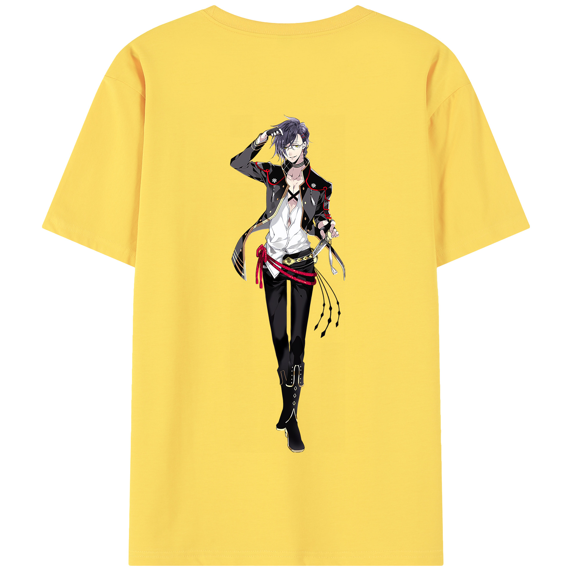 （画像用） 刀剣乱舞 Touken Ranbu 綿100％半袖Tシャツ（背面プリント）