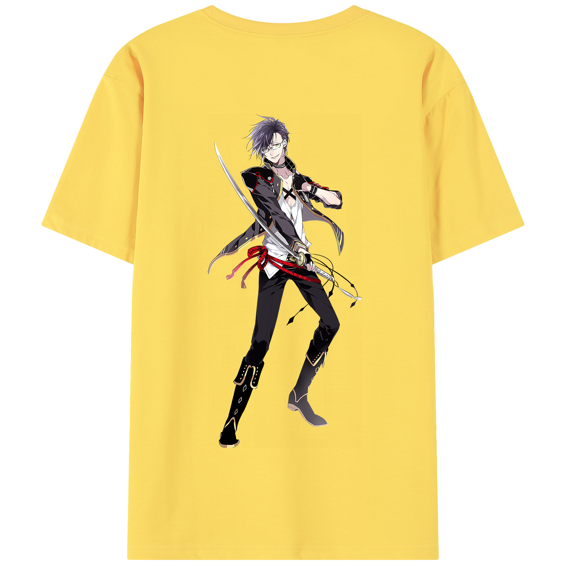 （画像用） 刀剣乱舞 Touken Ranbu 綿100％半袖Tシャツ（背面プリント）